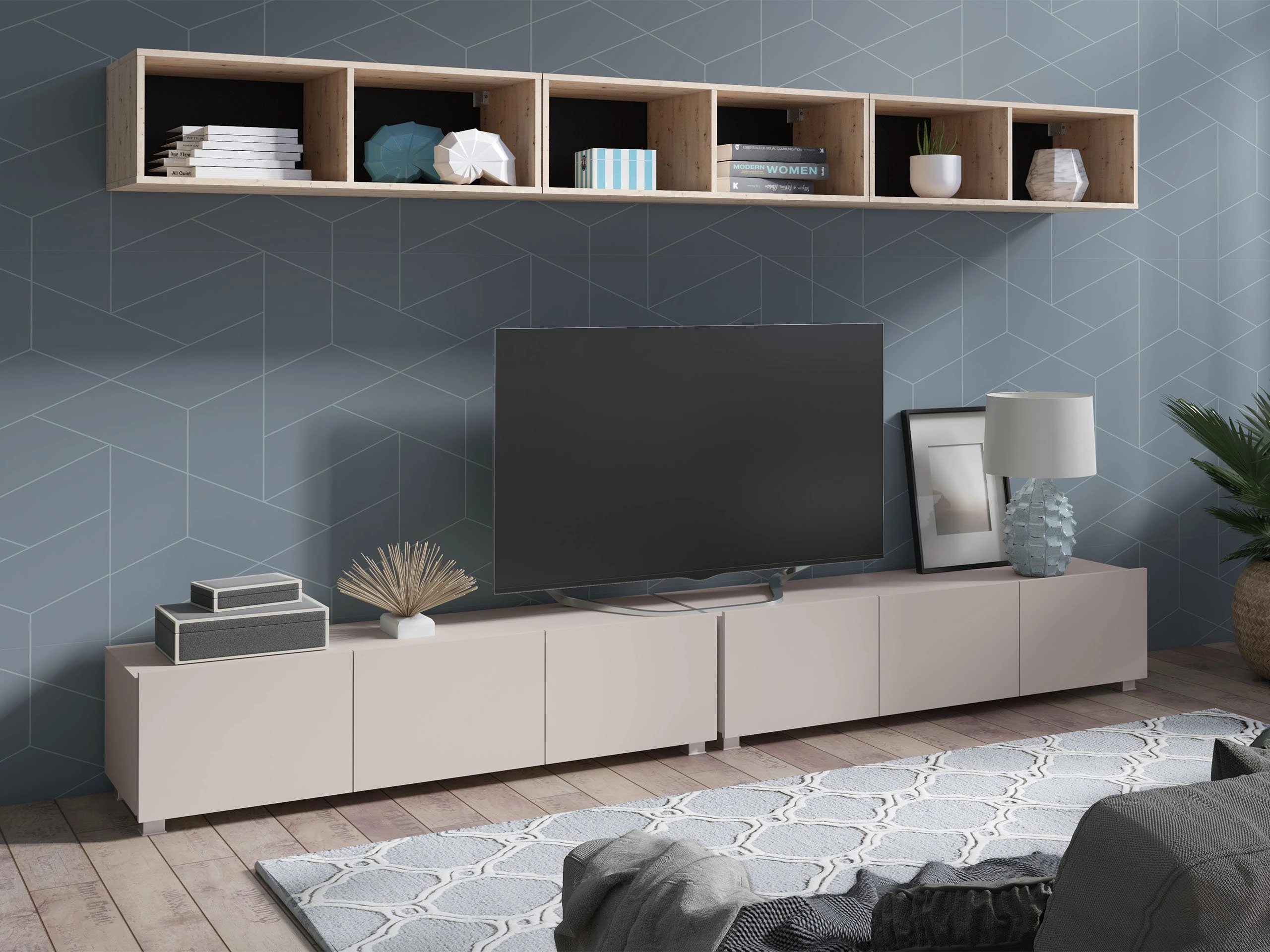 Living room set Remus XXXIII (Cashmere + Artisan oak)