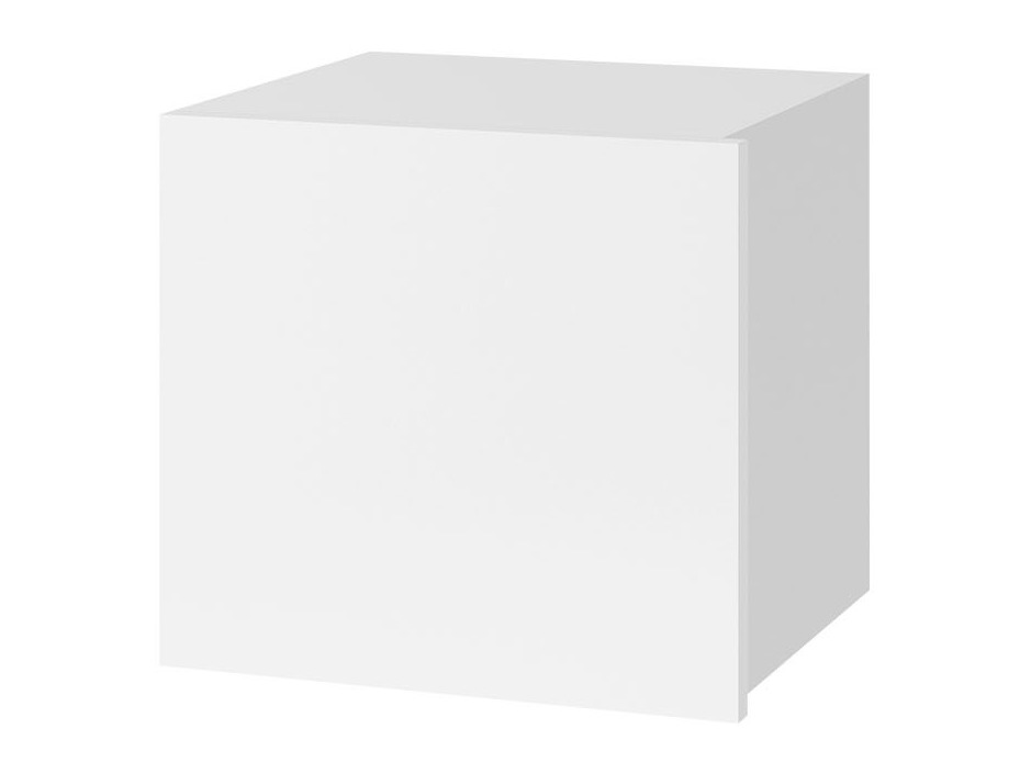 Wall cabinet Tivdalu 124 (White + Glossy white)