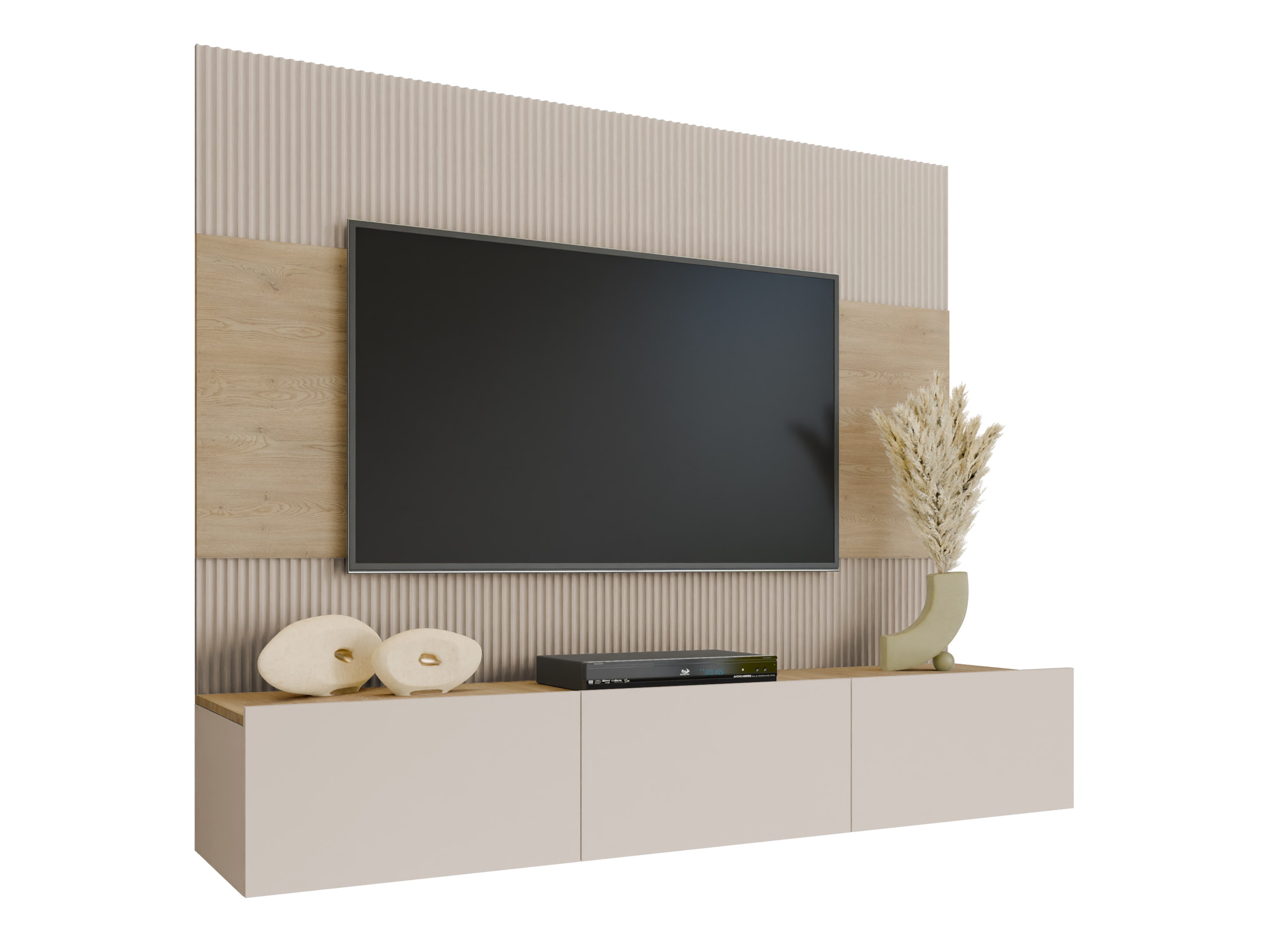 Living room set Comfivo Salix (Beige + Cremona oak)