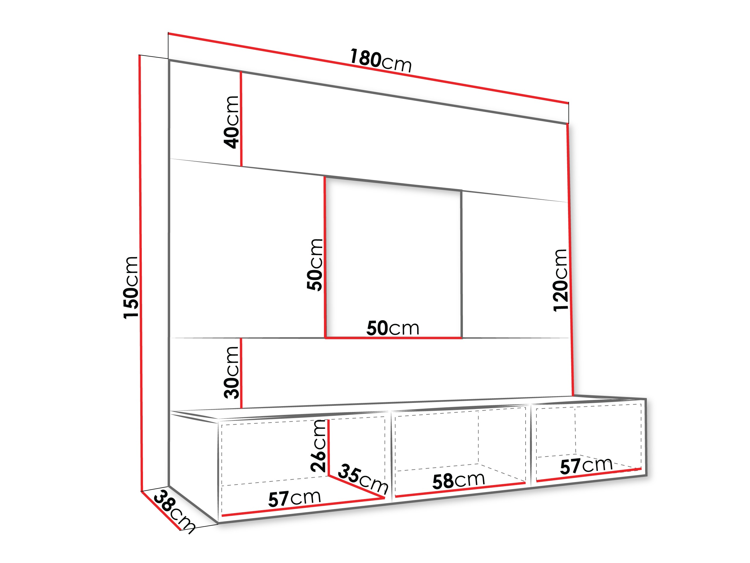 Living room set Comfivo Salix (Beige + Oak)