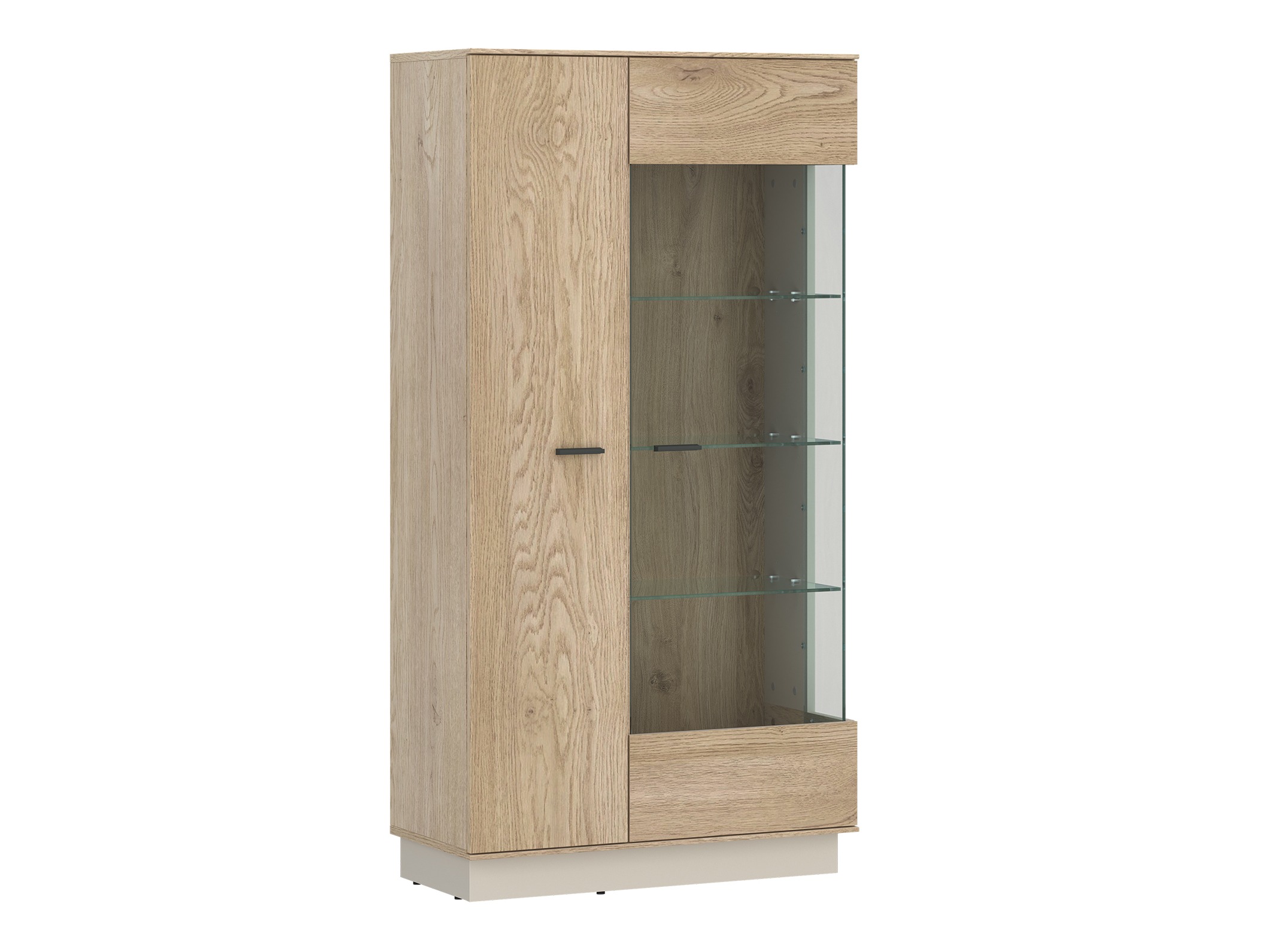 Bookcase Avicoro 103 (Cashmere + Sonoma oak)