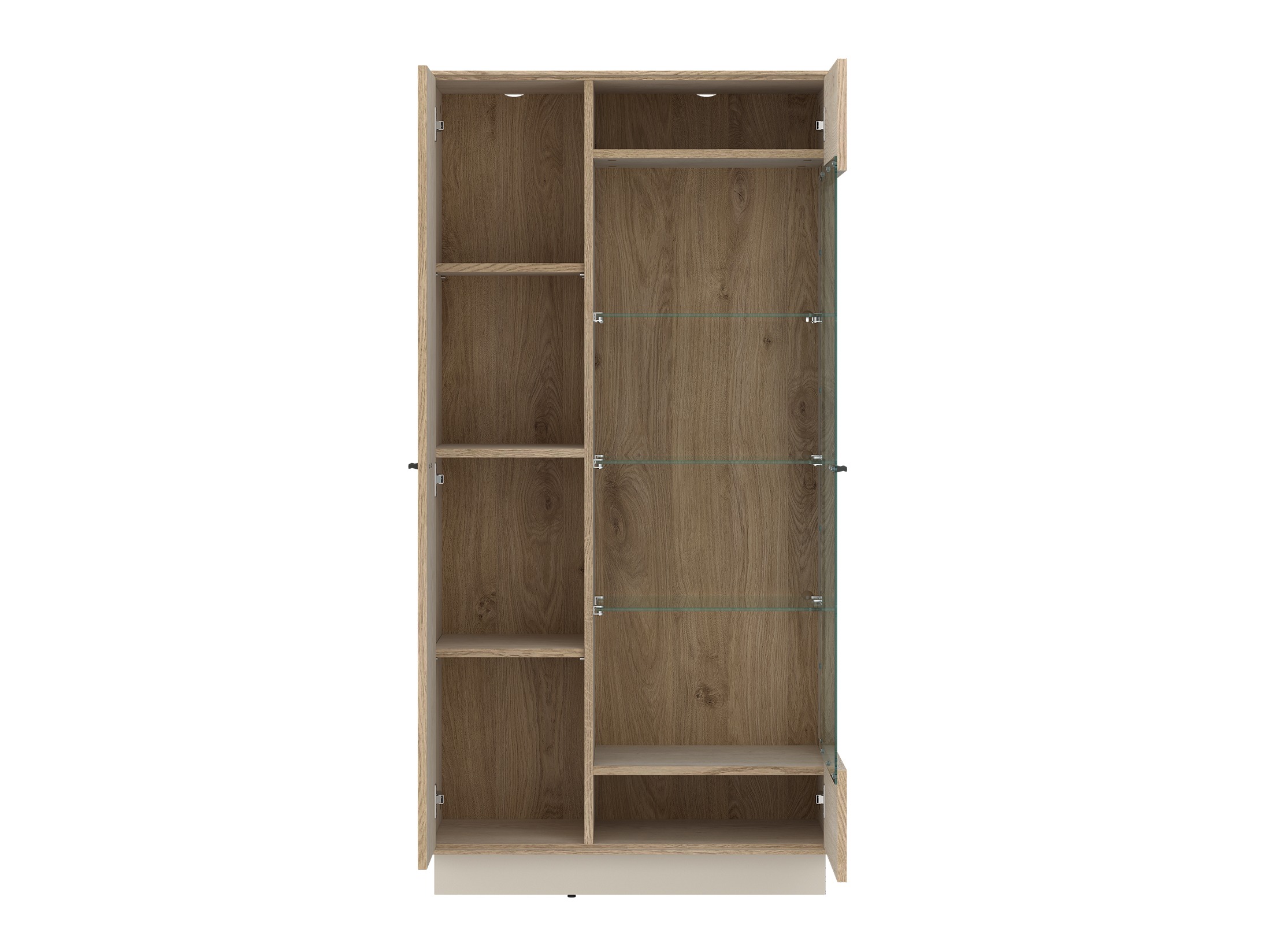 Bookcase Avicoro 103 (Cashmere + Sonoma oak)