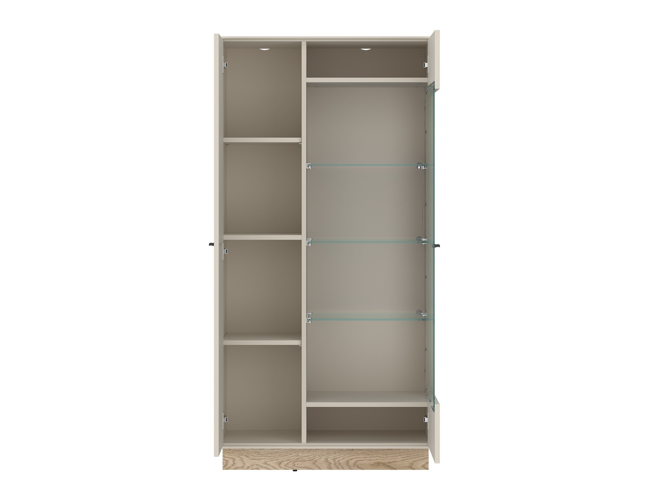 Bookcase Avicoro 103 (Sonoma oak + Cashmere)