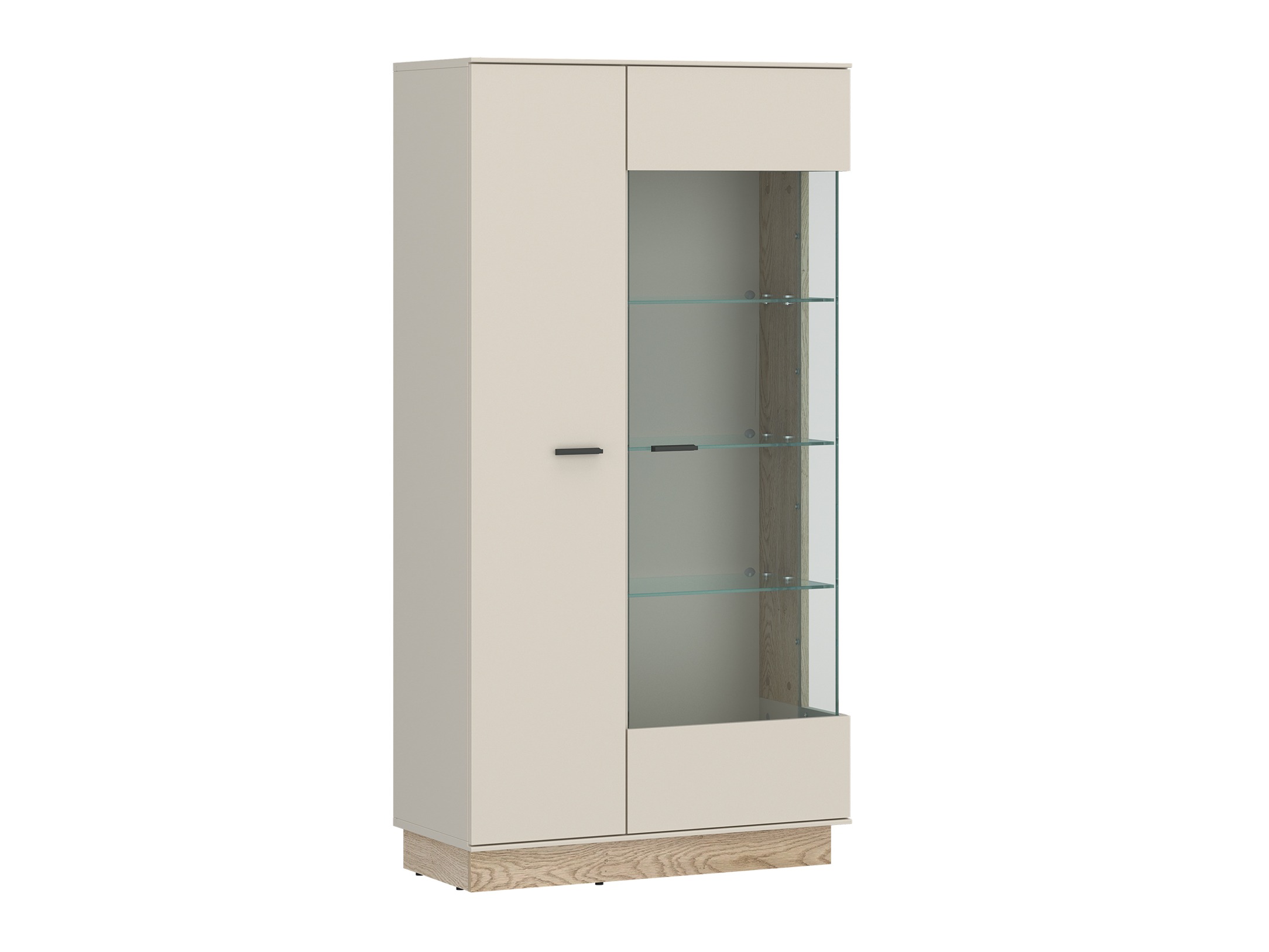 Bookcase Ontario 150 (Sonoma oak + Cashmere)