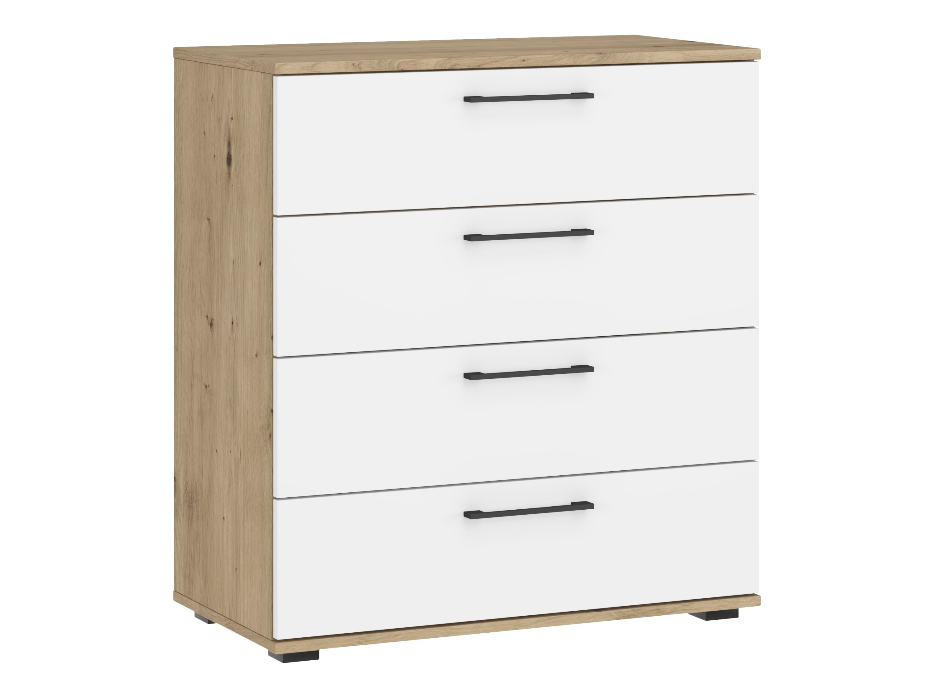 Chest of drawers Houston 1976 (White + Artisan oak)