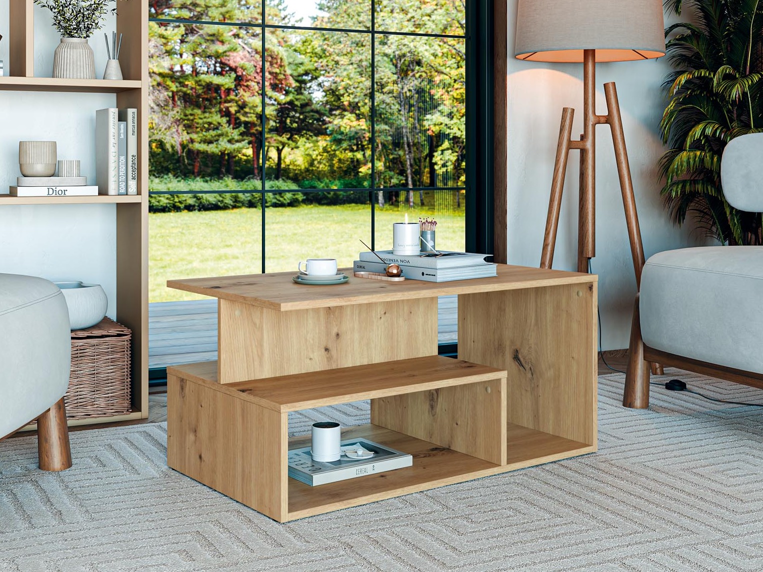 Coffee table Houston 1991 (Artisan oak)