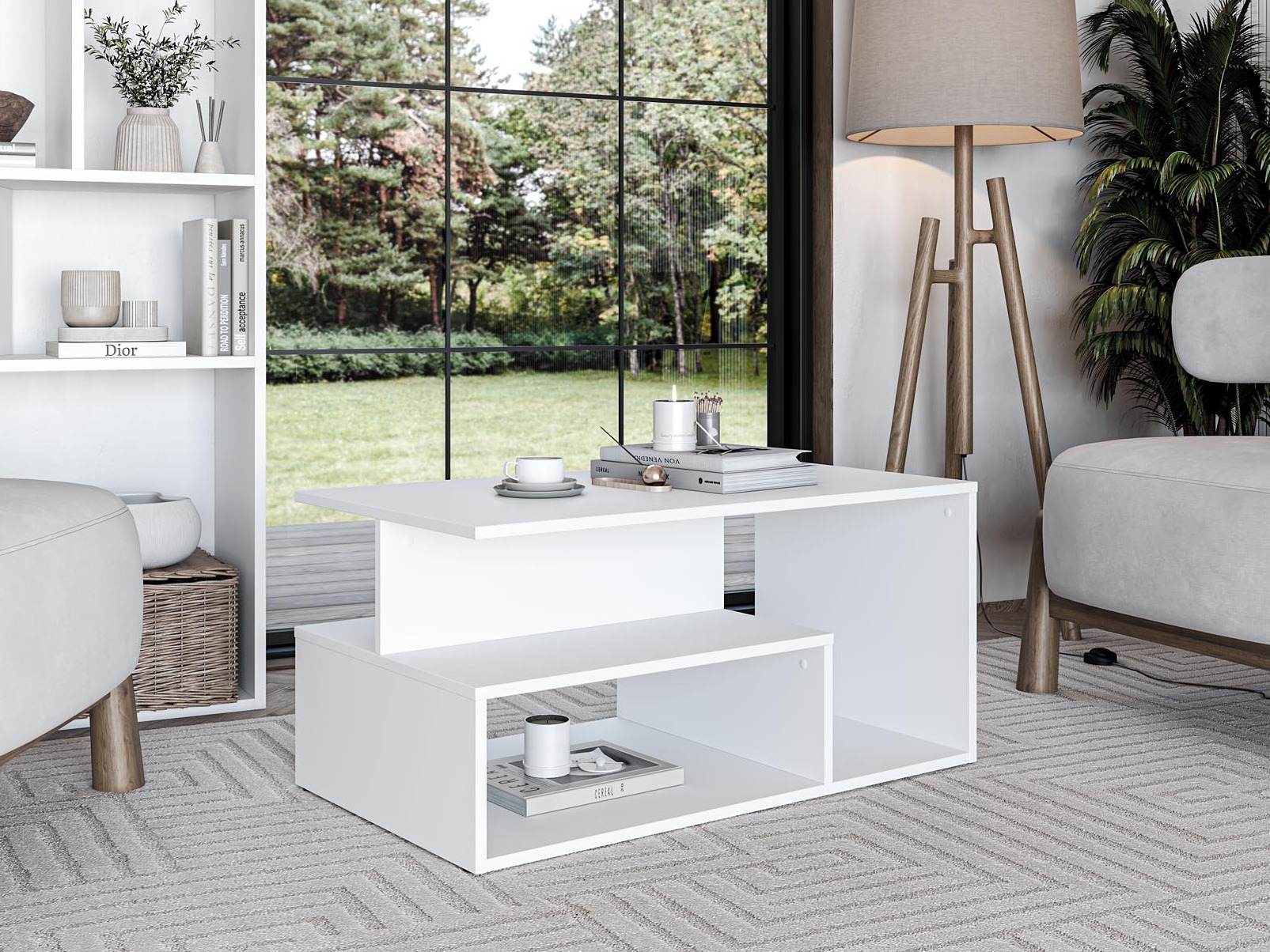 Coffee table Houston 1991 (White)