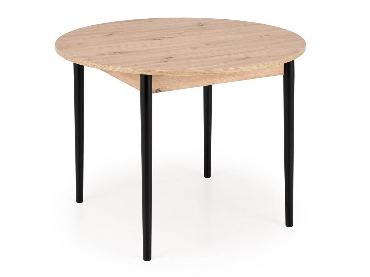 Table Houston 1990 (Black + Artisan oak)