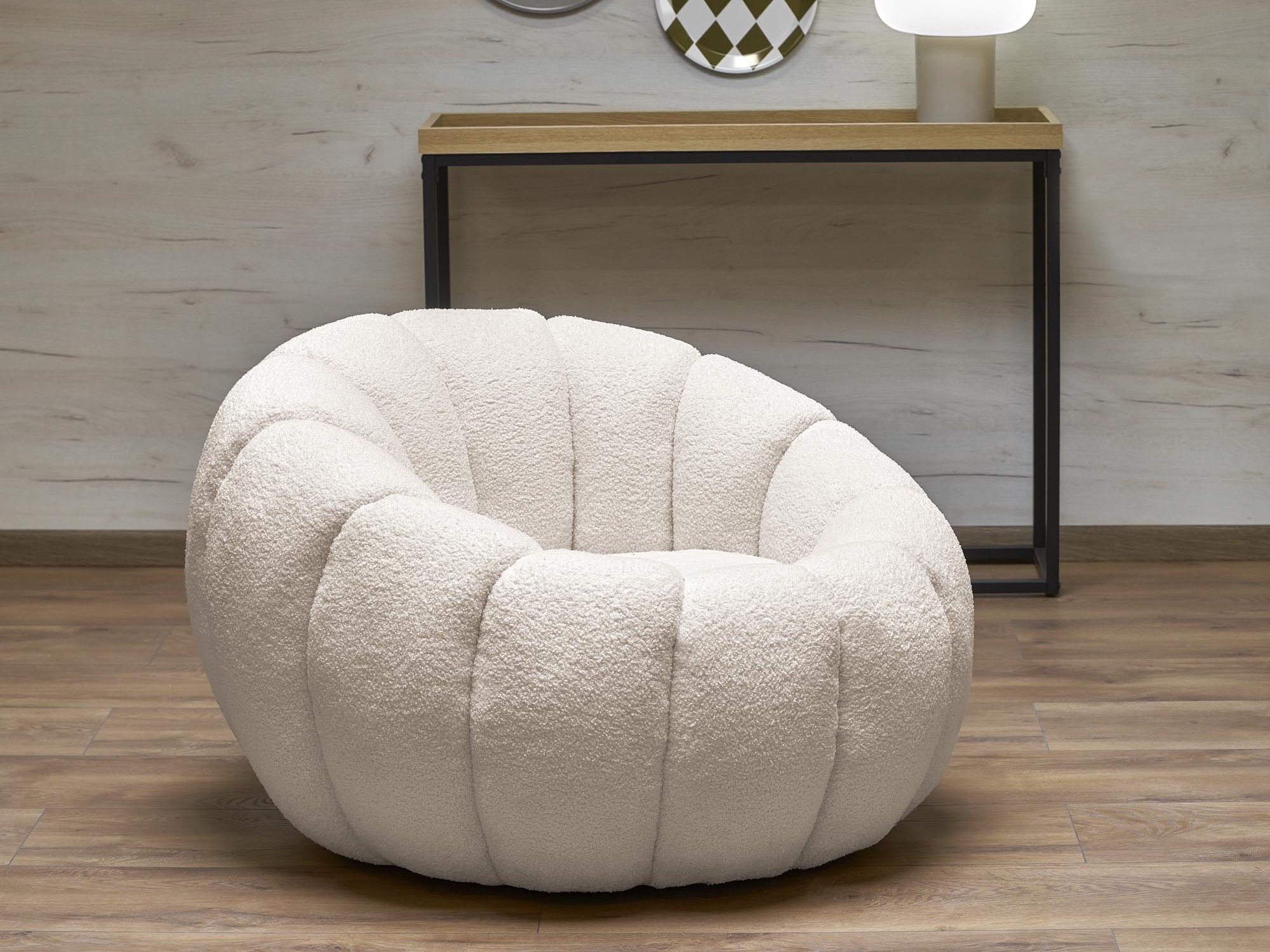 Armchair Houston Lana (Cream)