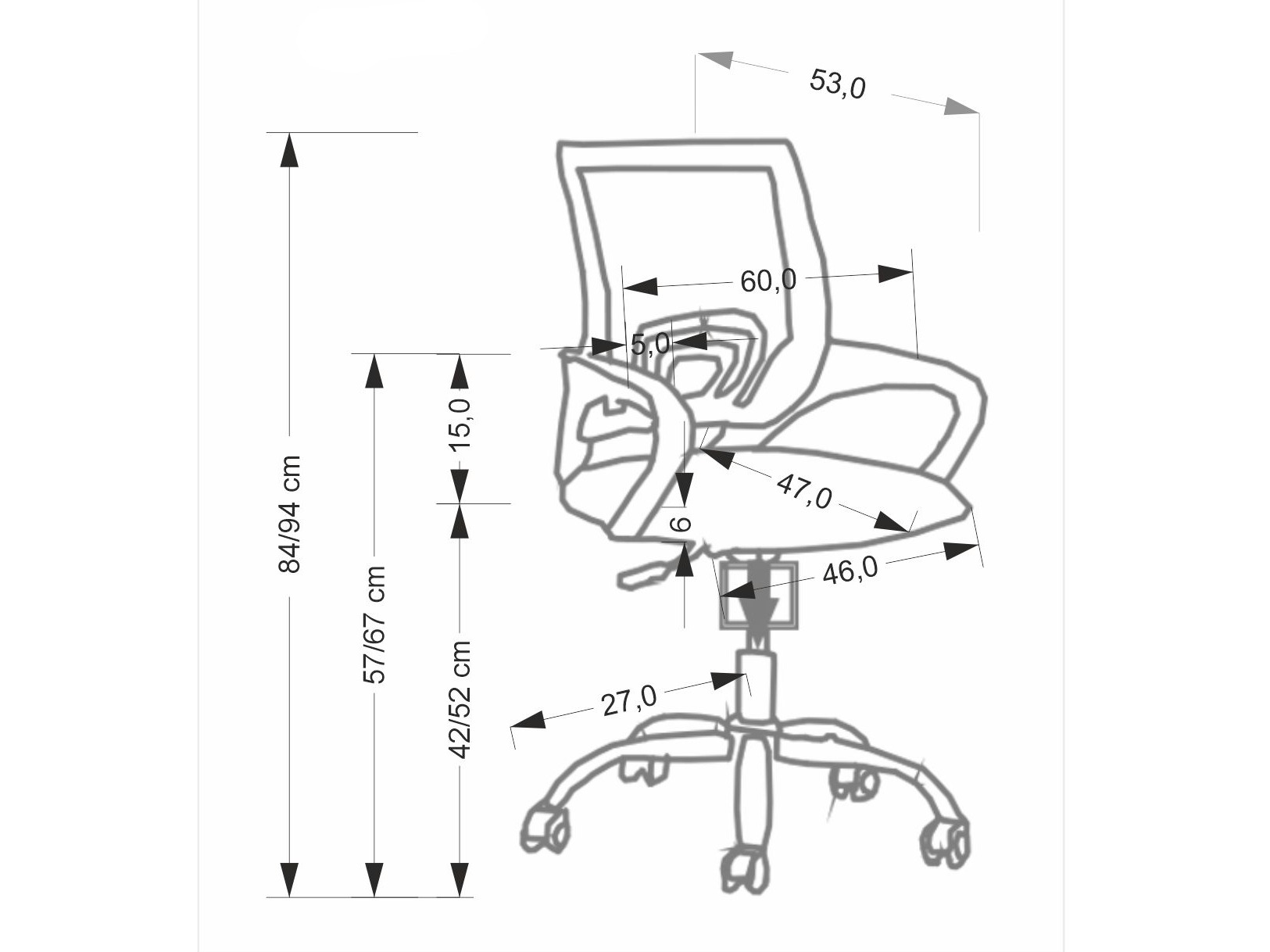 Office chair Houston 2000