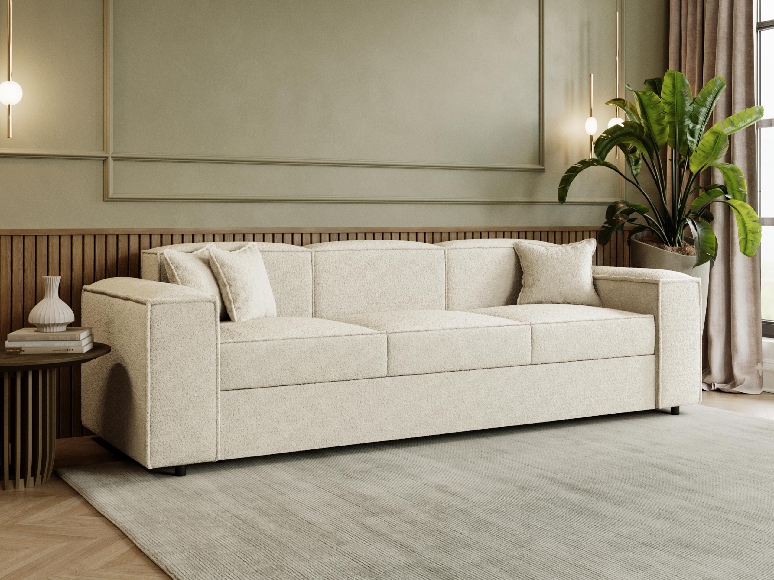 Sofa bed Clovis 114 (Coral 65)