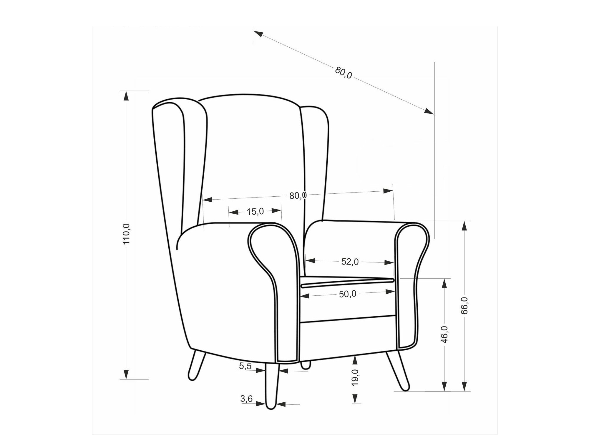 Armchair Houston 1929 (Beige)