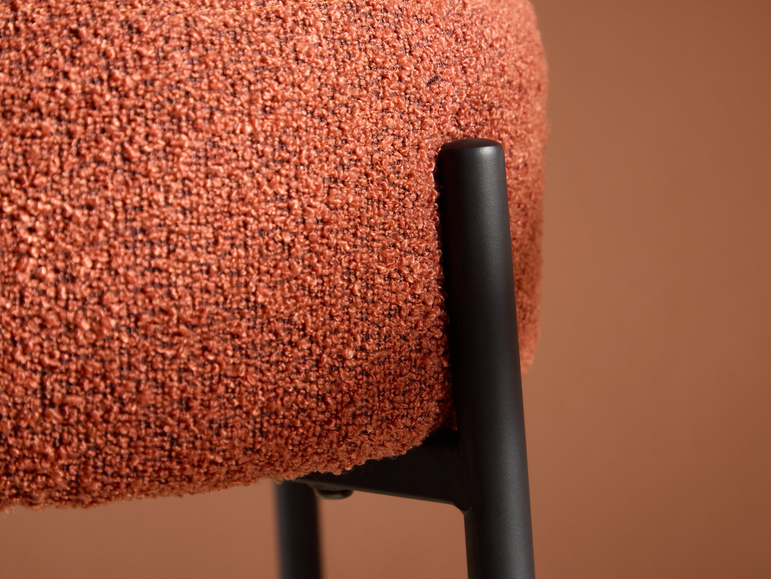 Bar stool Dallas 4891 (Black + Red)