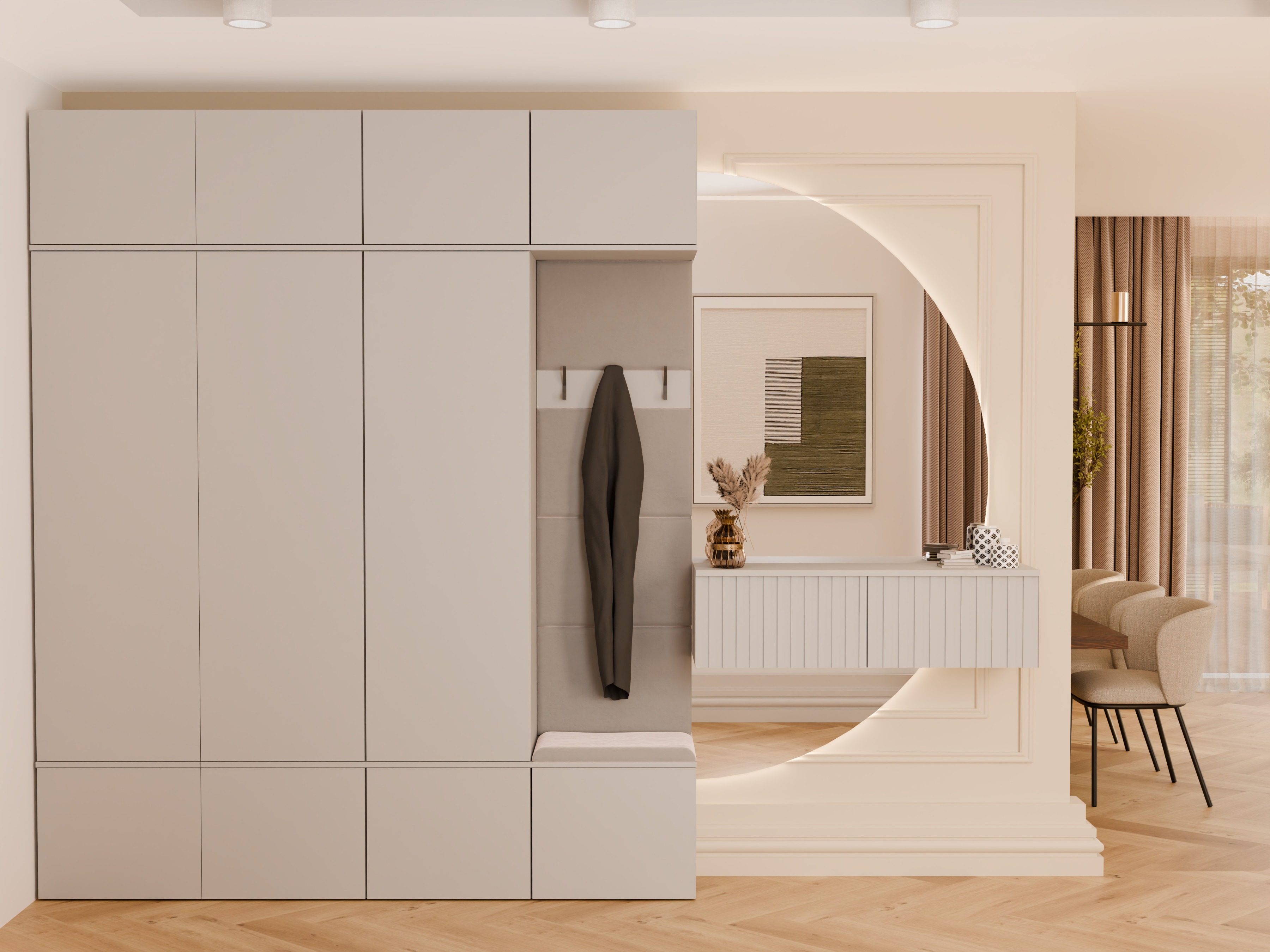 Hallway set Domtori 115 (Cashmere)