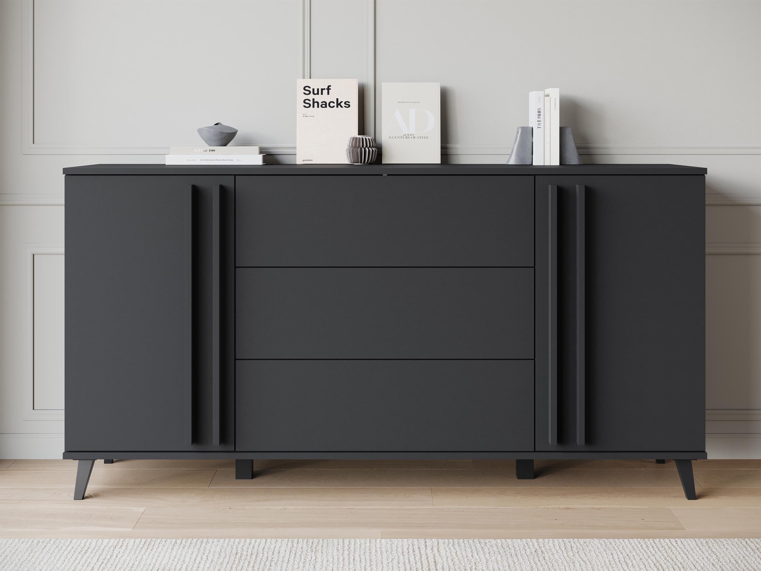 Chest of drawers Facetor (Graphite)