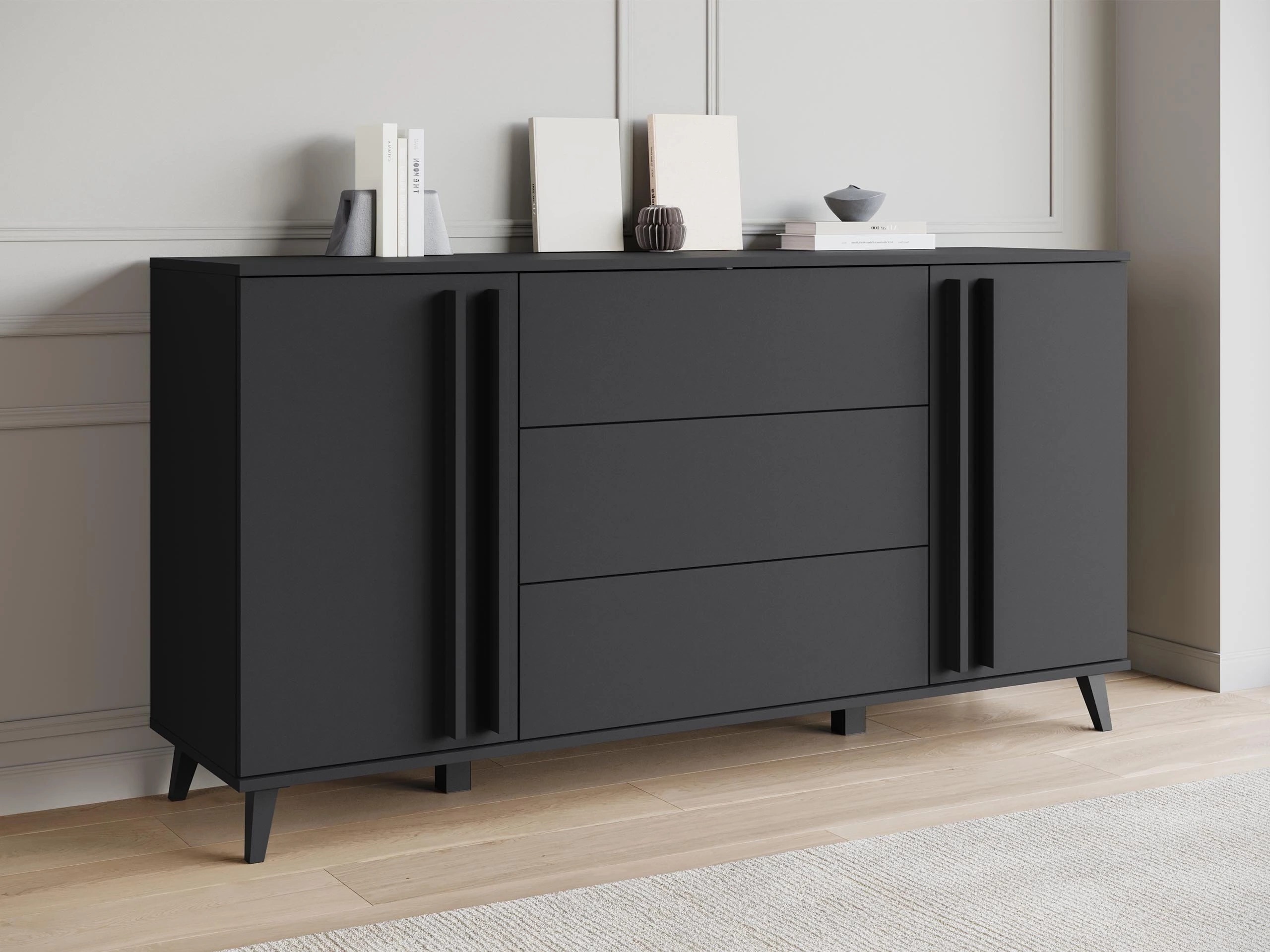 Chest of drawers Facetor (Graphite)