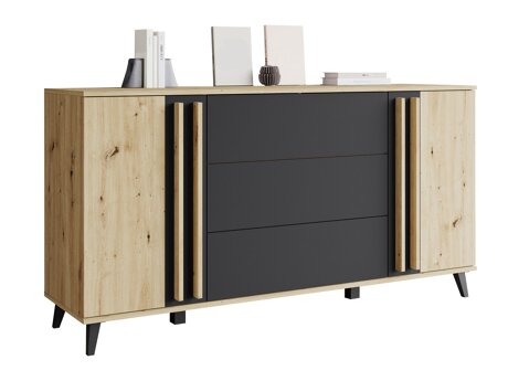 Chest of drawers Temora 100 (Artisan oak + Graphite)
