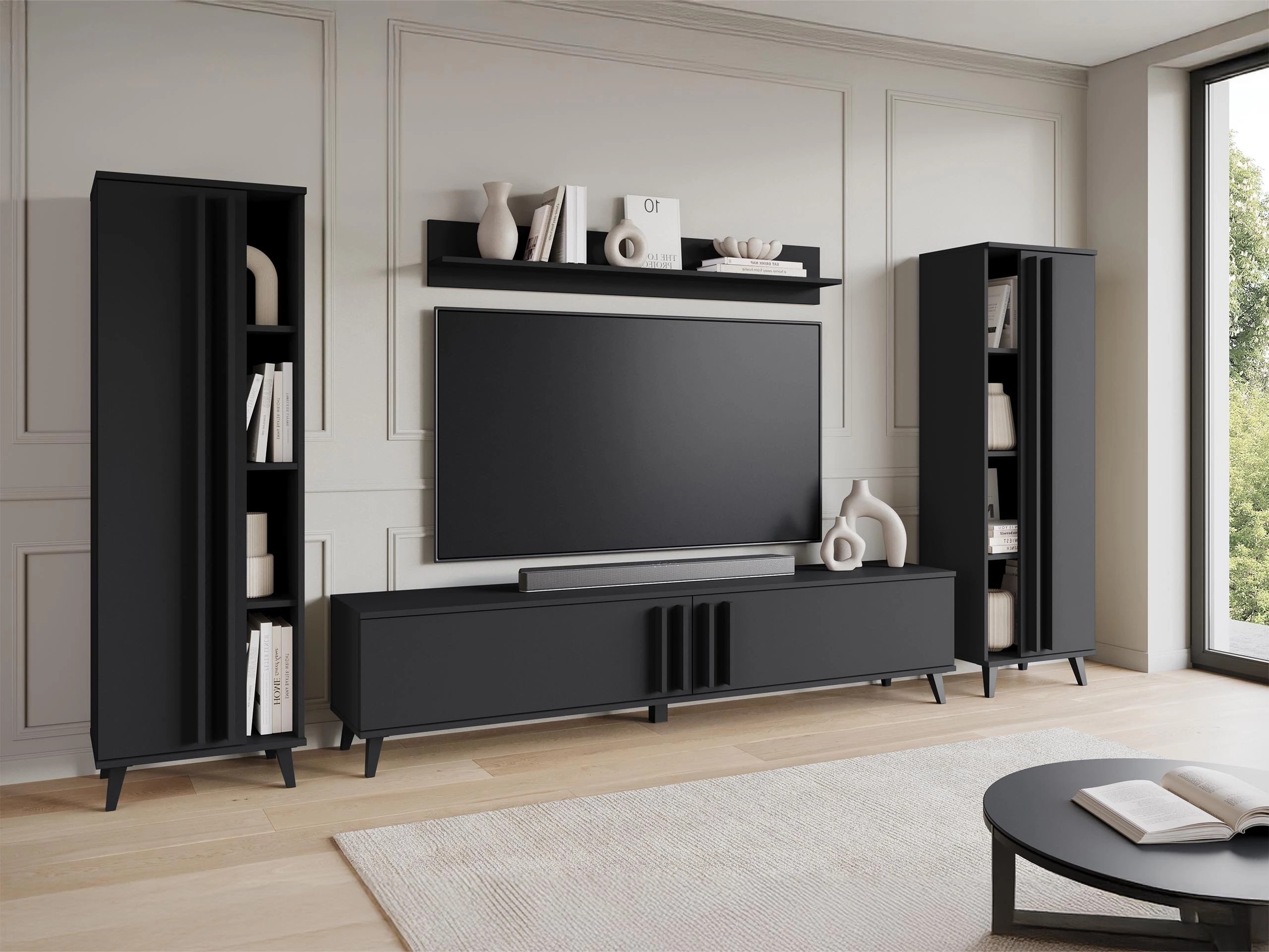 Living room set Temora 102 (Graphite)