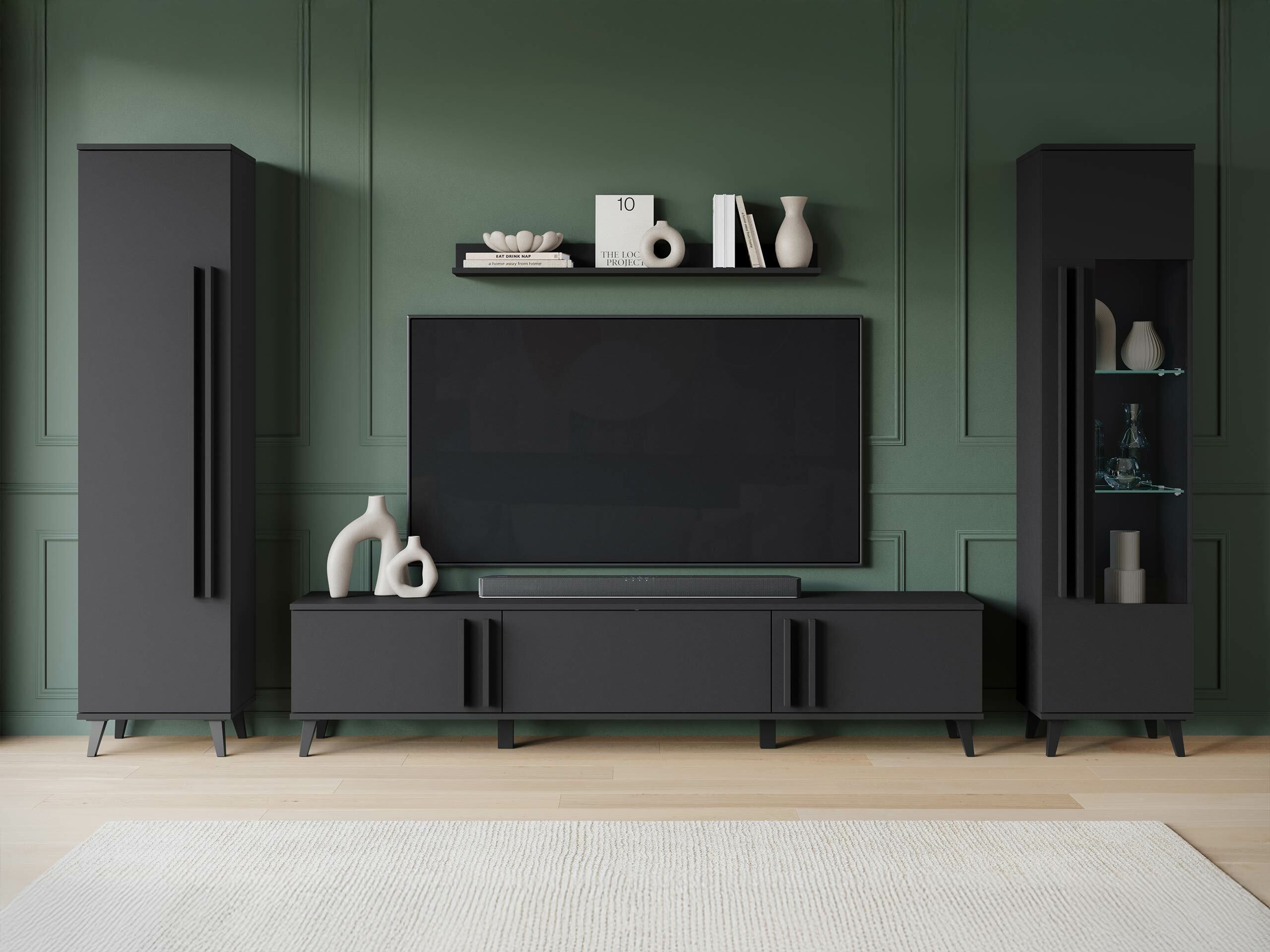 TV stand Facetor (Graphite)