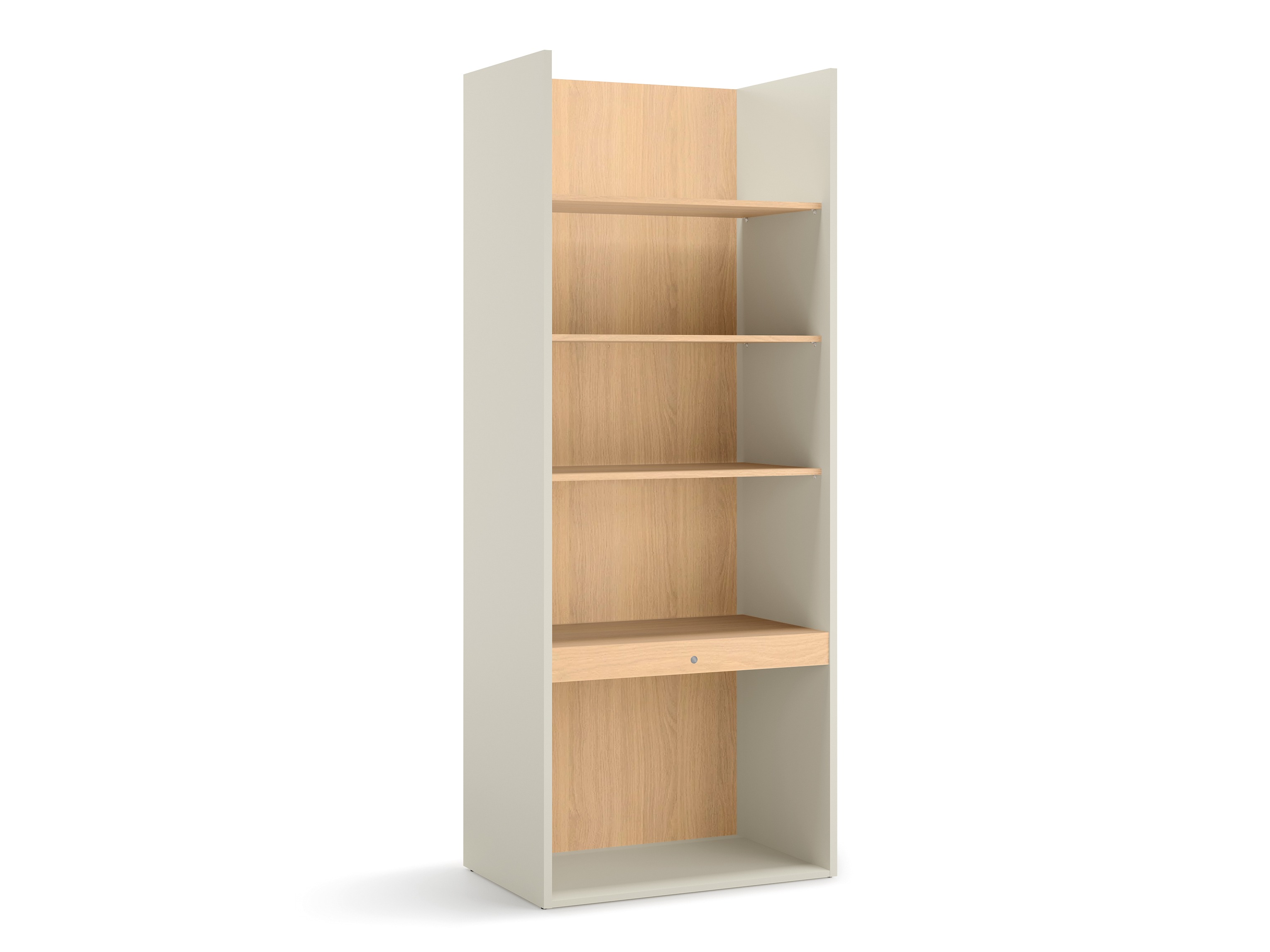 Bookcase Evareve 103 (Oak + Light brown)