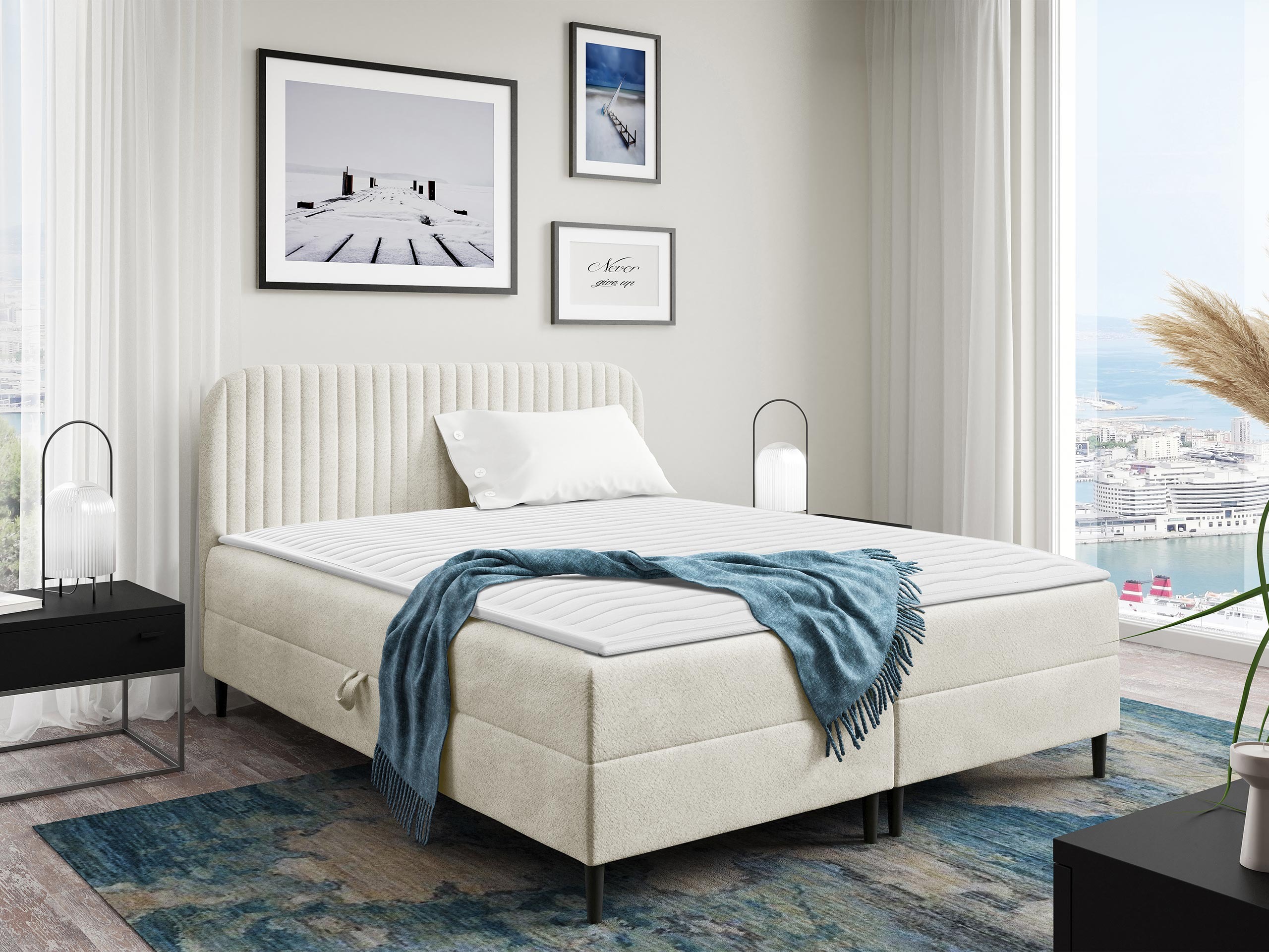 Continental bed Baltimore 200 (Coral 15)