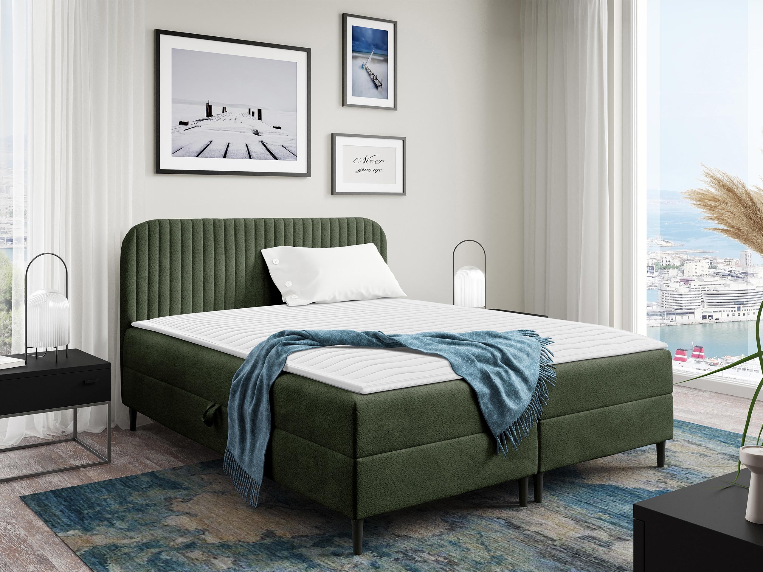 Continental bed Baltimore 200 (Coral 20)