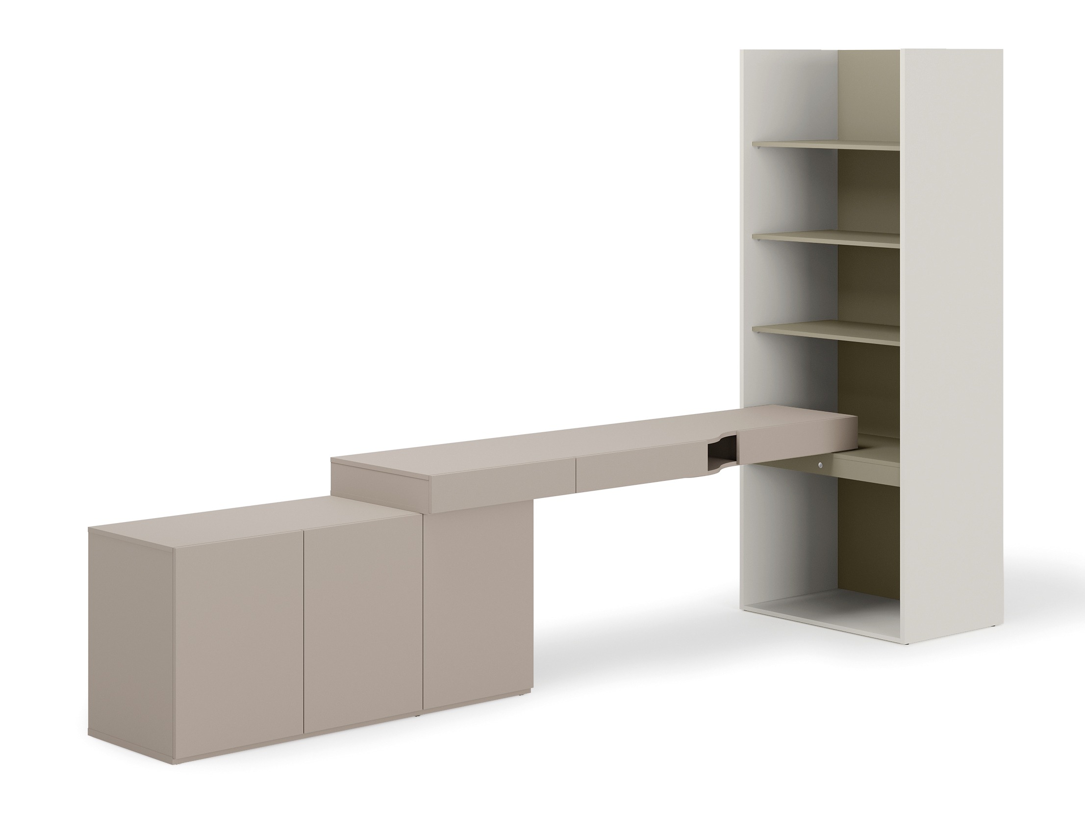 Home office set Evareve 118 (Grey + Green)