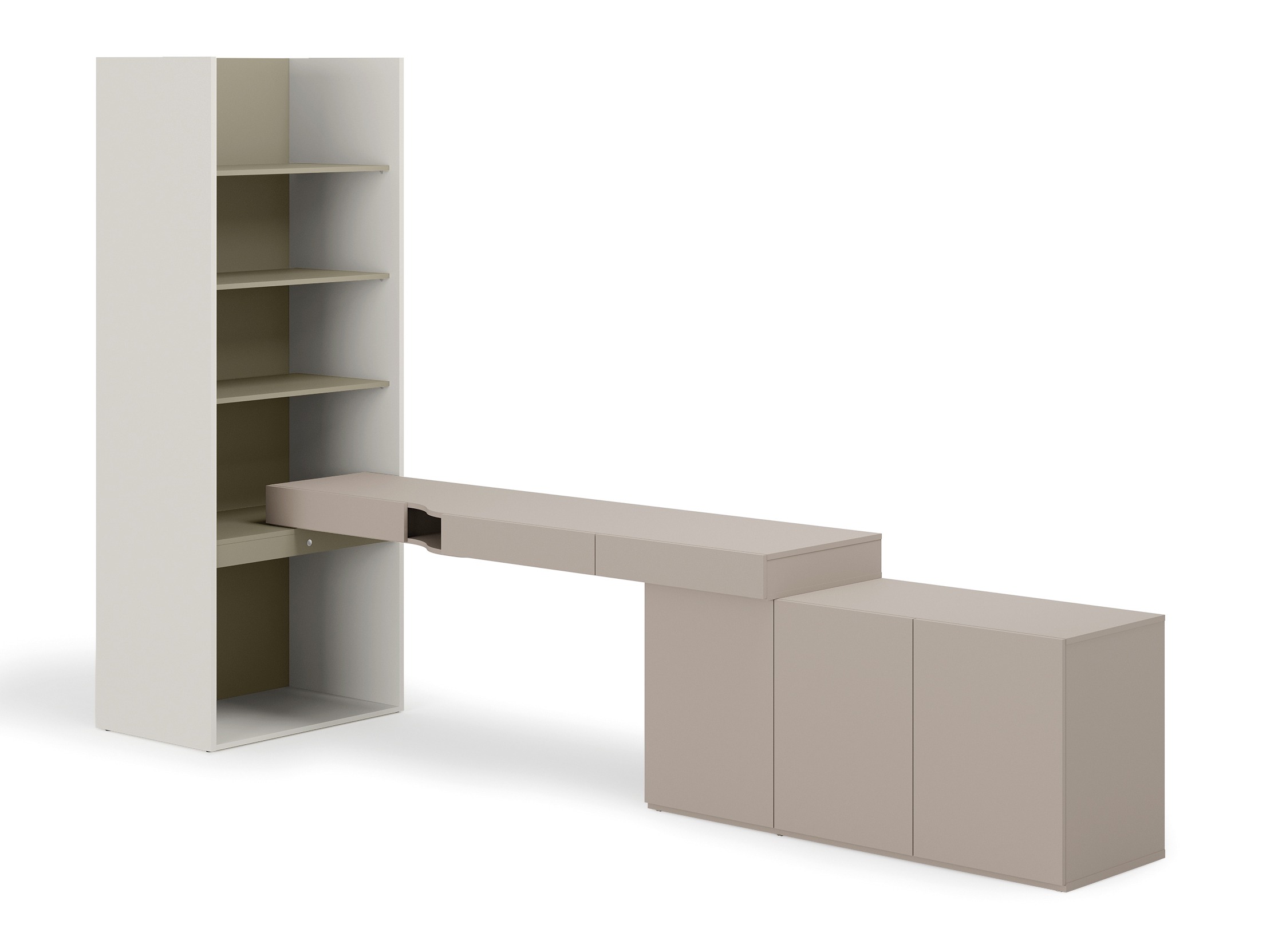 Home office set Evareve 118 (Grey + Green)