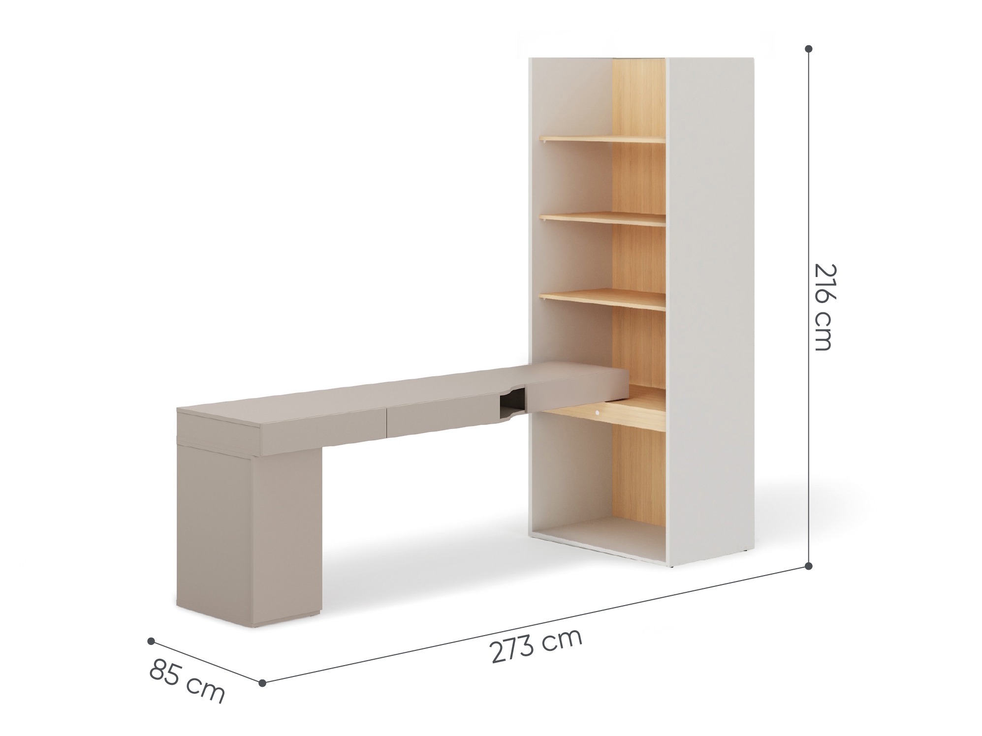 Home office set Evareve 119 (Left)