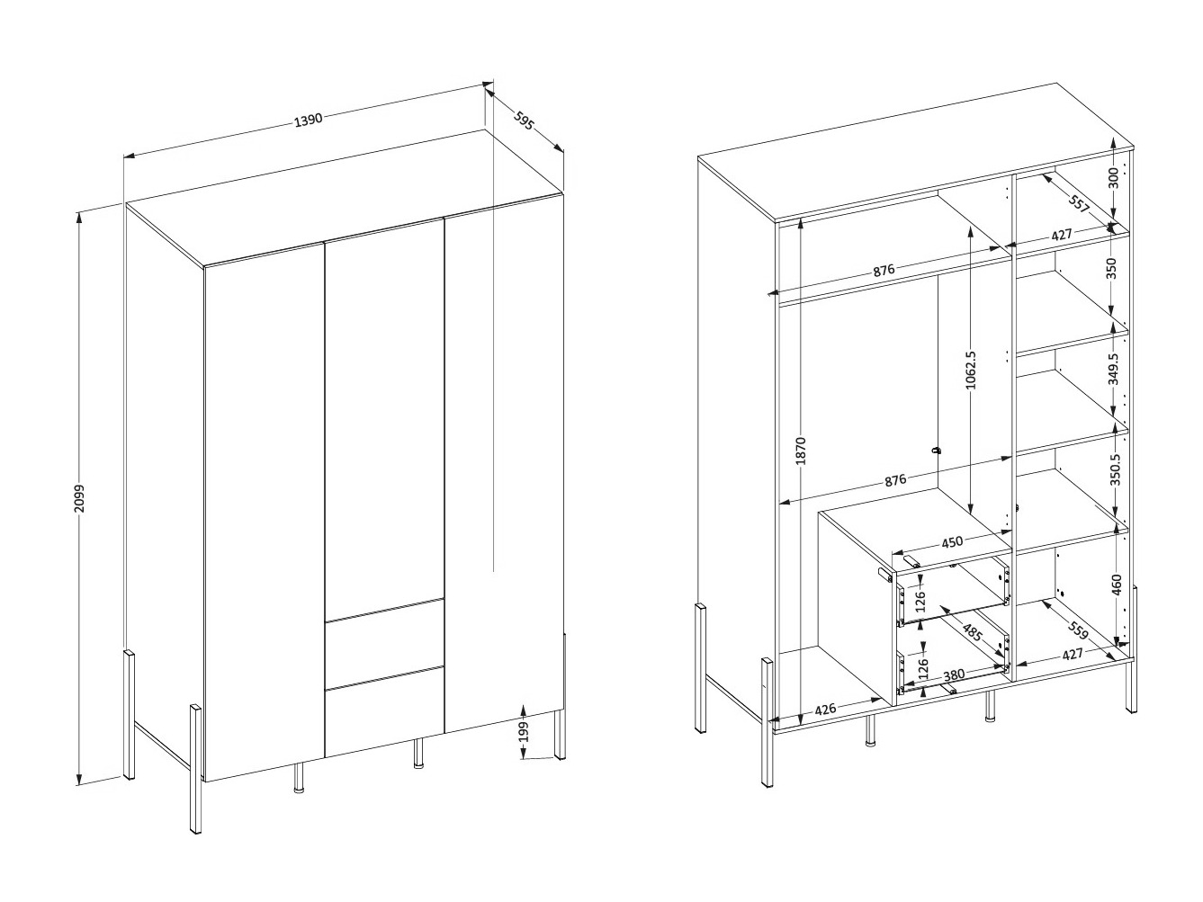 Bedroom set Etsore 114