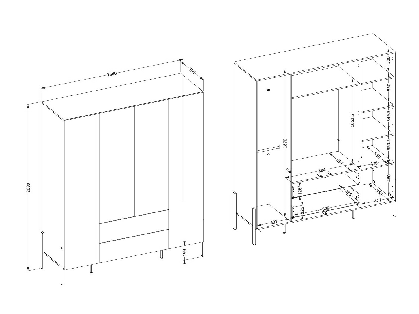 Bedroom set Etsore 115