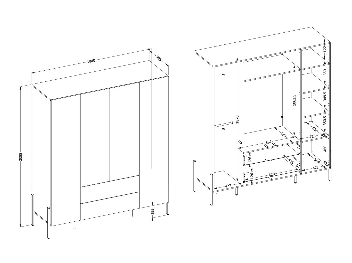 Bedroom set Etsore 115
