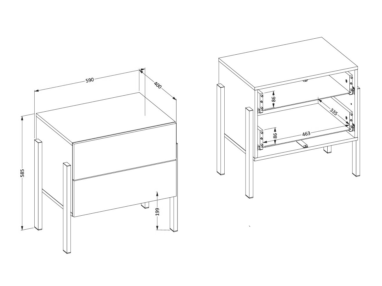Bedroom set Etsore 115