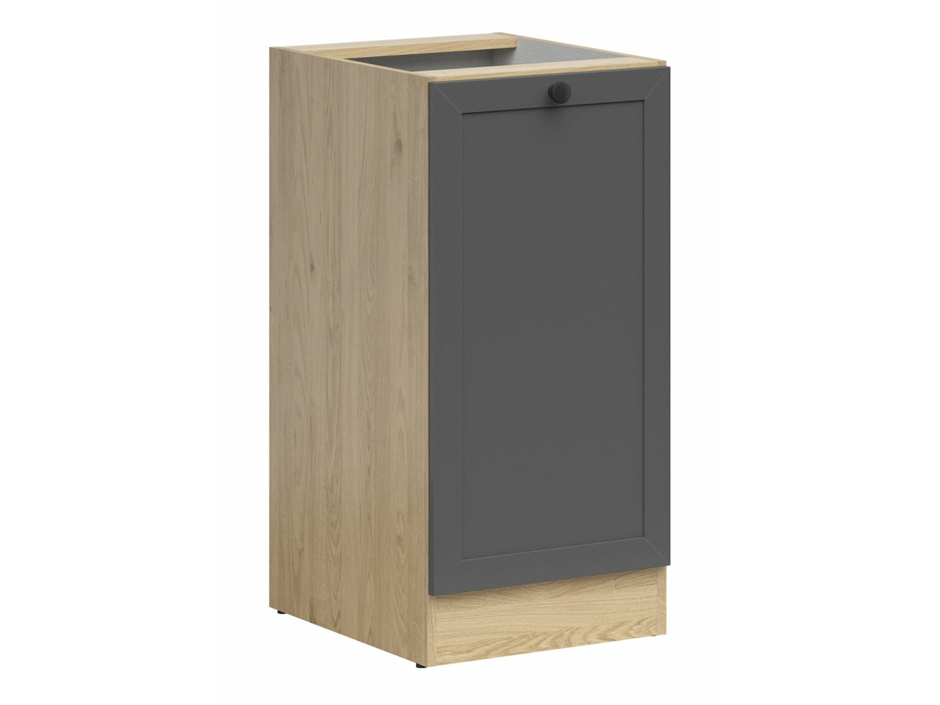Modular cabinet with doors Classic Grey Oak 100