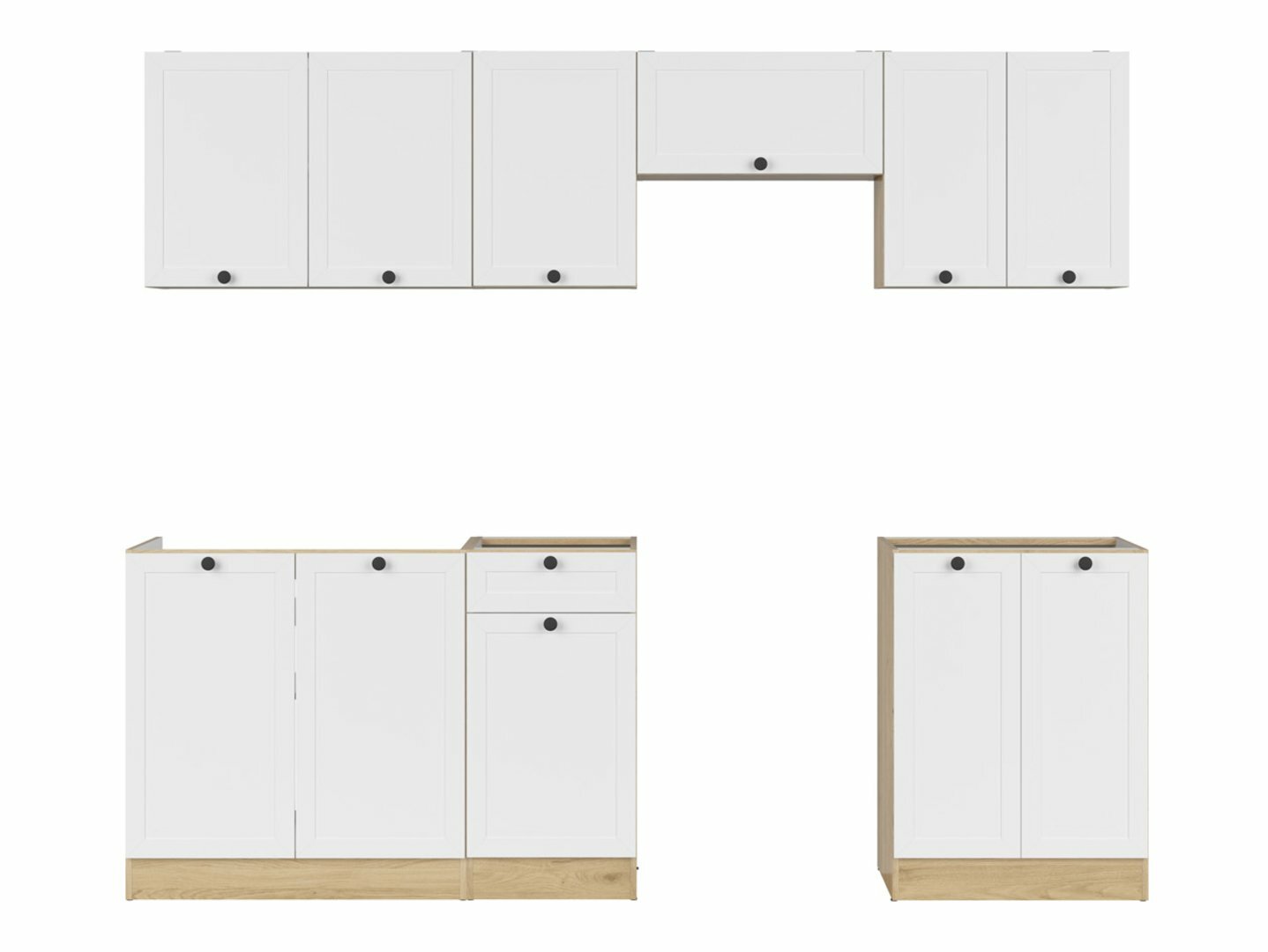 Modular kitchen set Classic White Oak 118