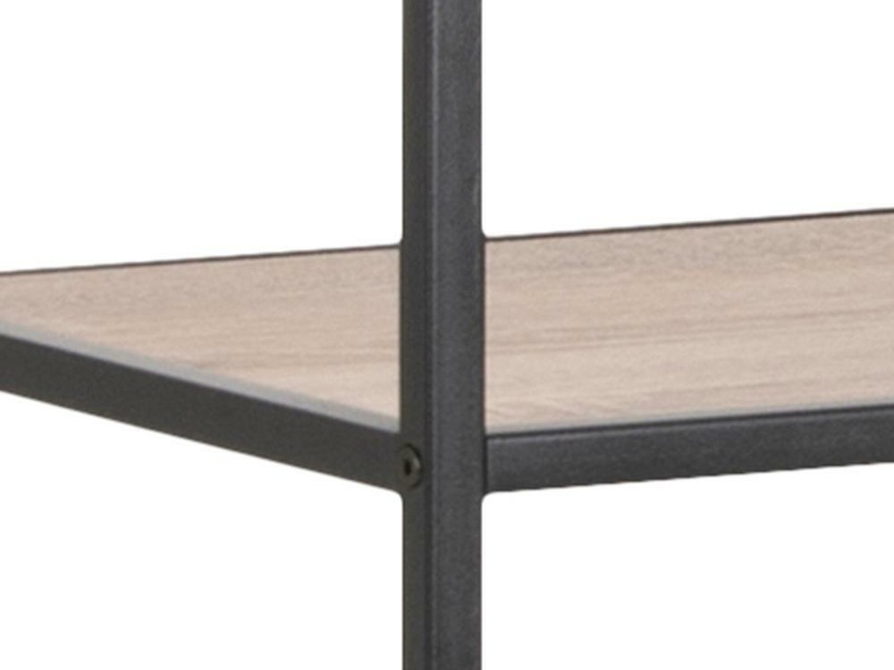 Bookcase Norsica Sevferi 104 (Sonoma oak + Black)
