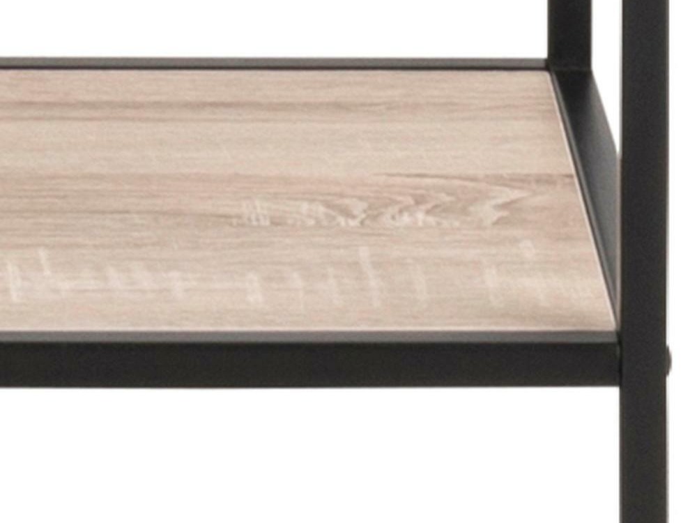 Bookcase Norsica Sevferi 104 (Sonoma oak + Black)