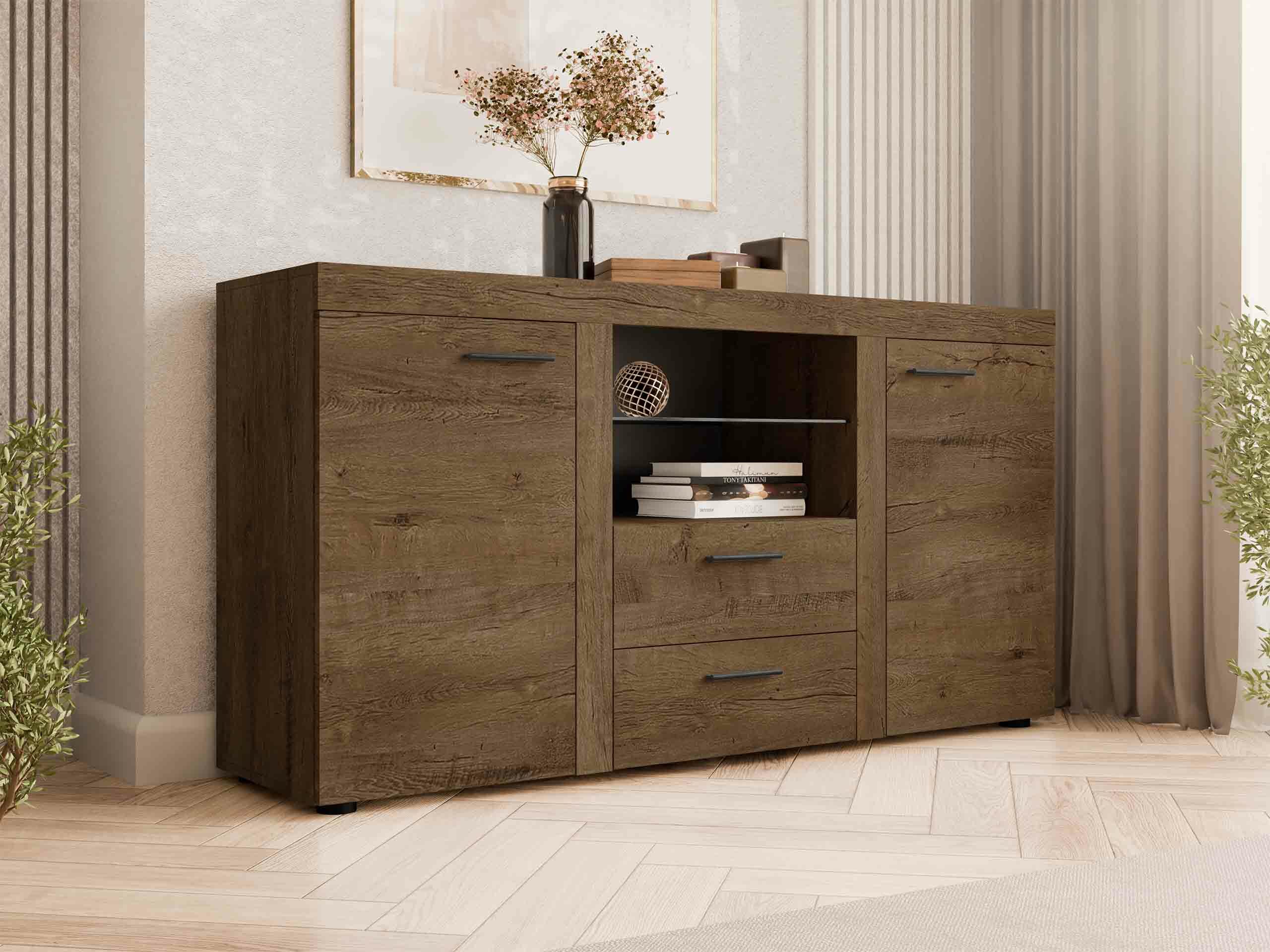 Chest of drawers Univio (Lefkas oak)