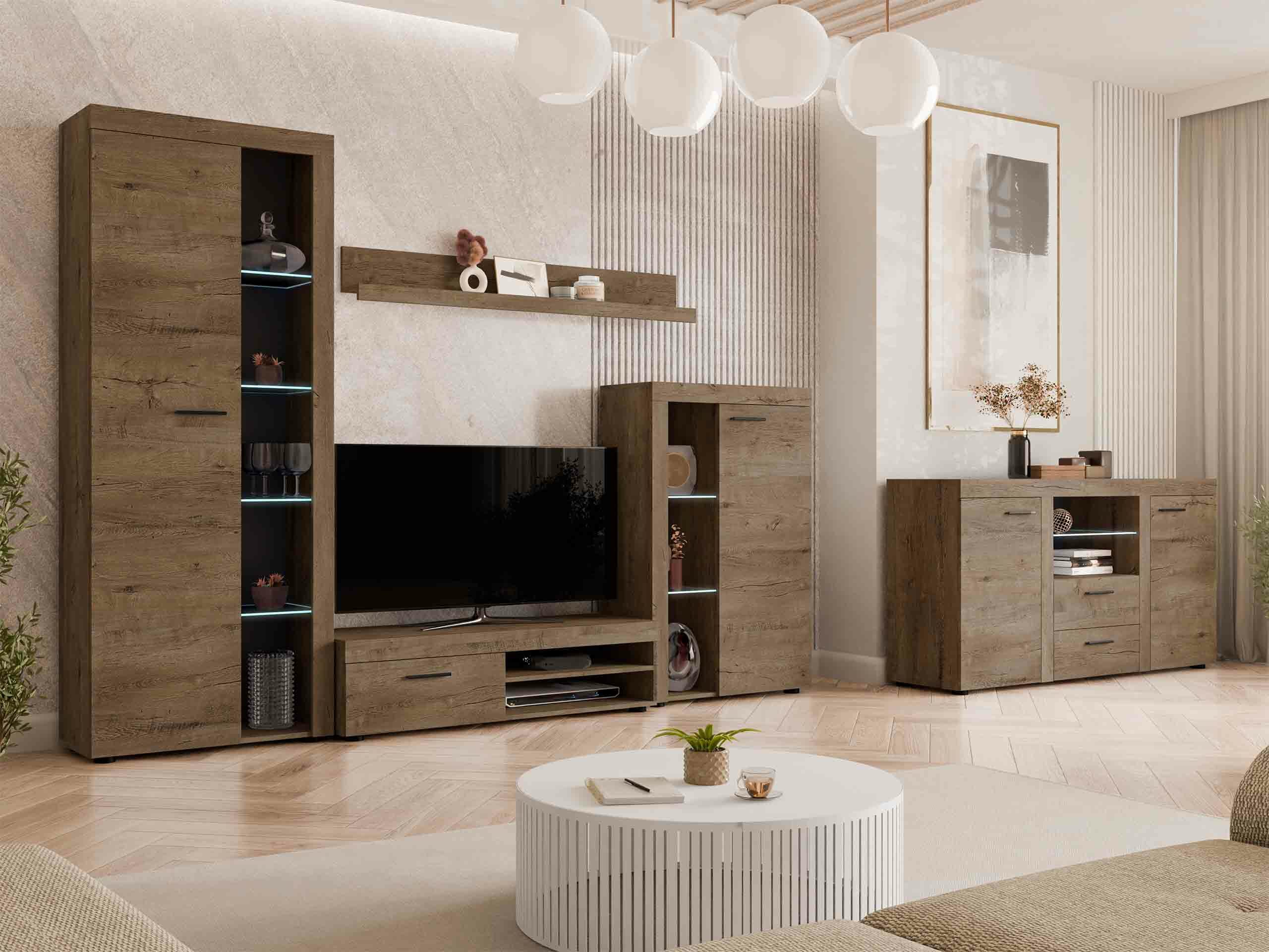 Chest of drawers Univio (Lefkas oak)