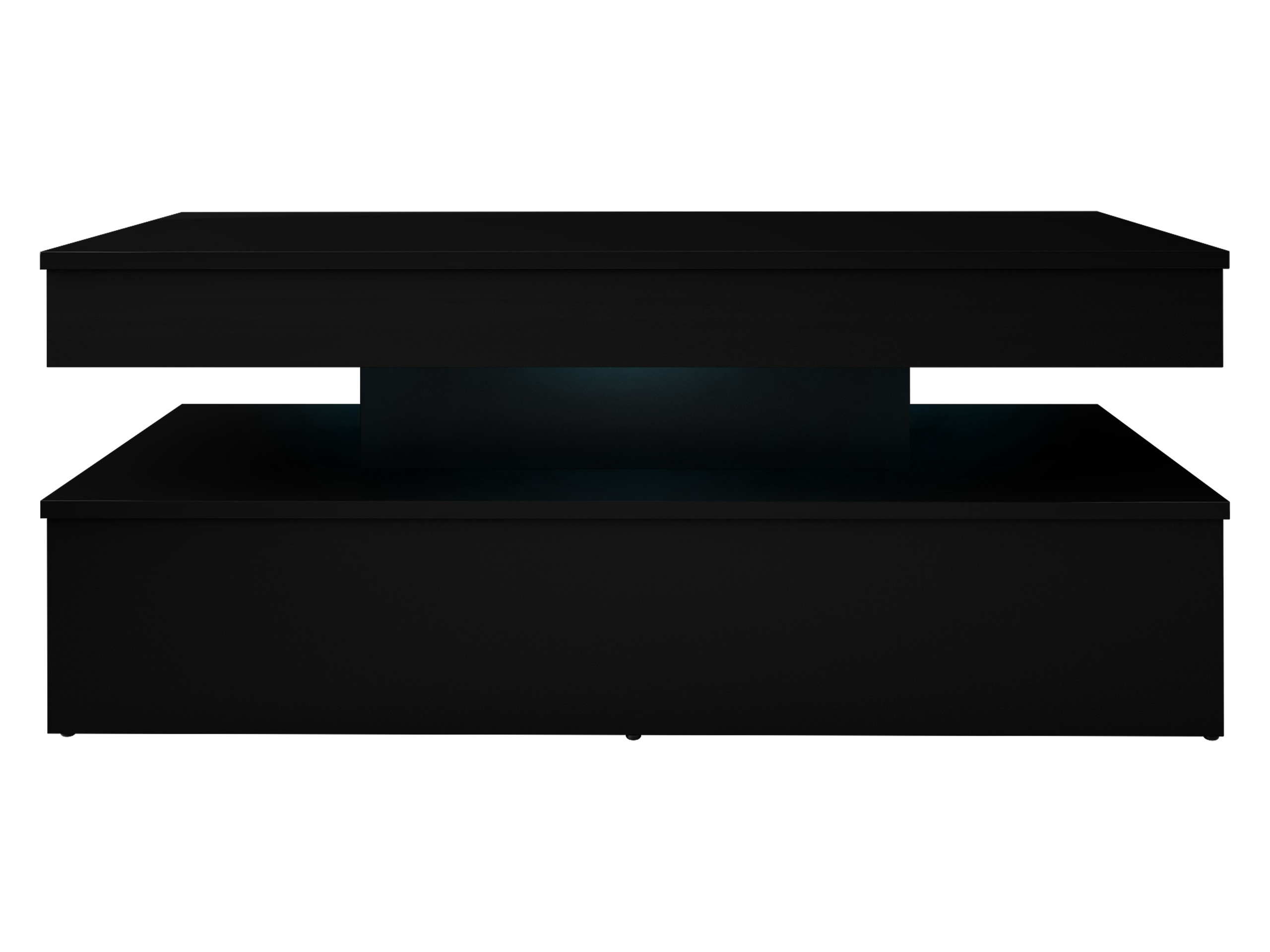 Coffee table Monfero (Black + Glossy black)