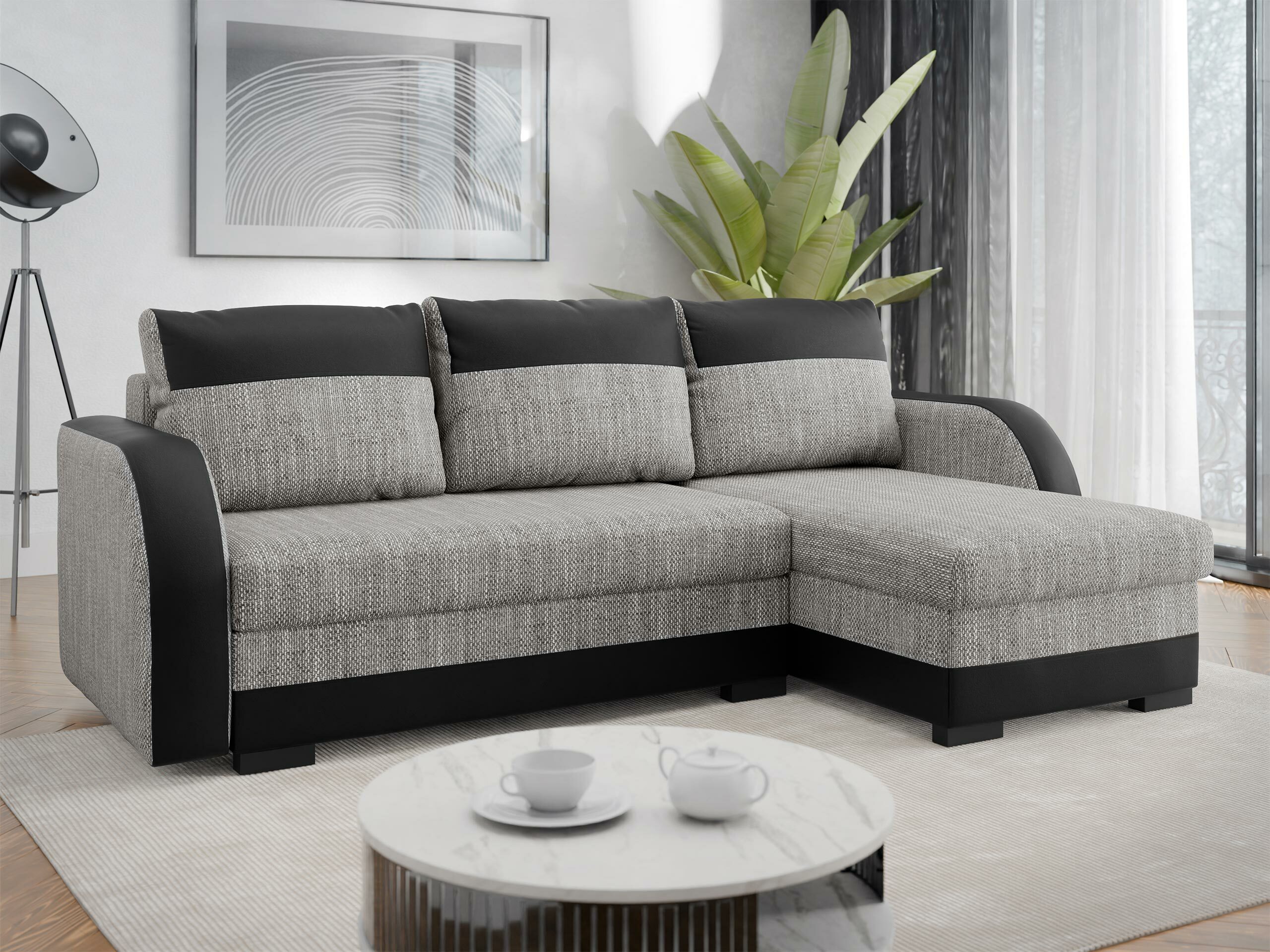 Corner sofa Gratia (Soft 011 + Lawa 05)