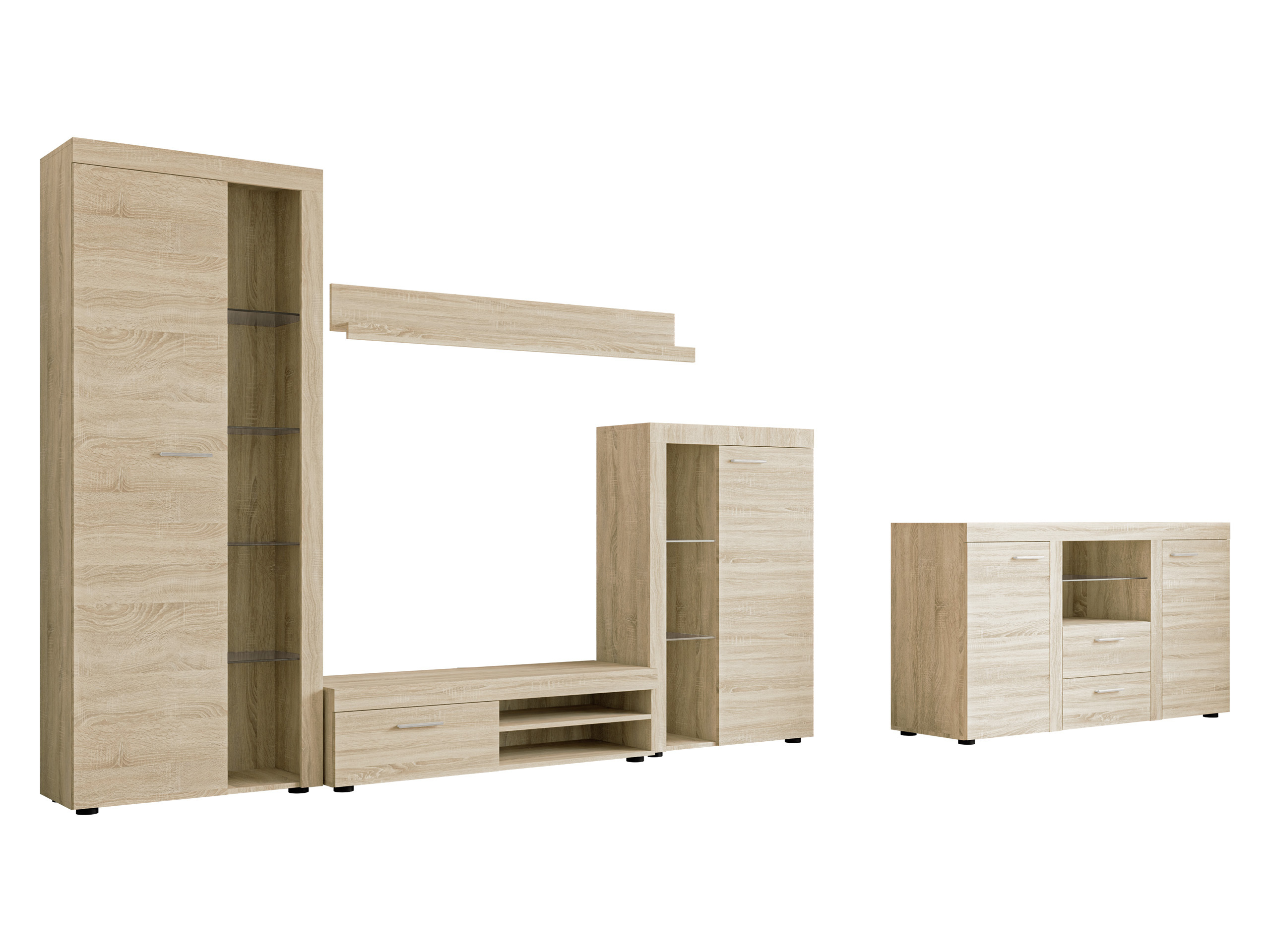 Living room set Univio I (Sonoma oak)