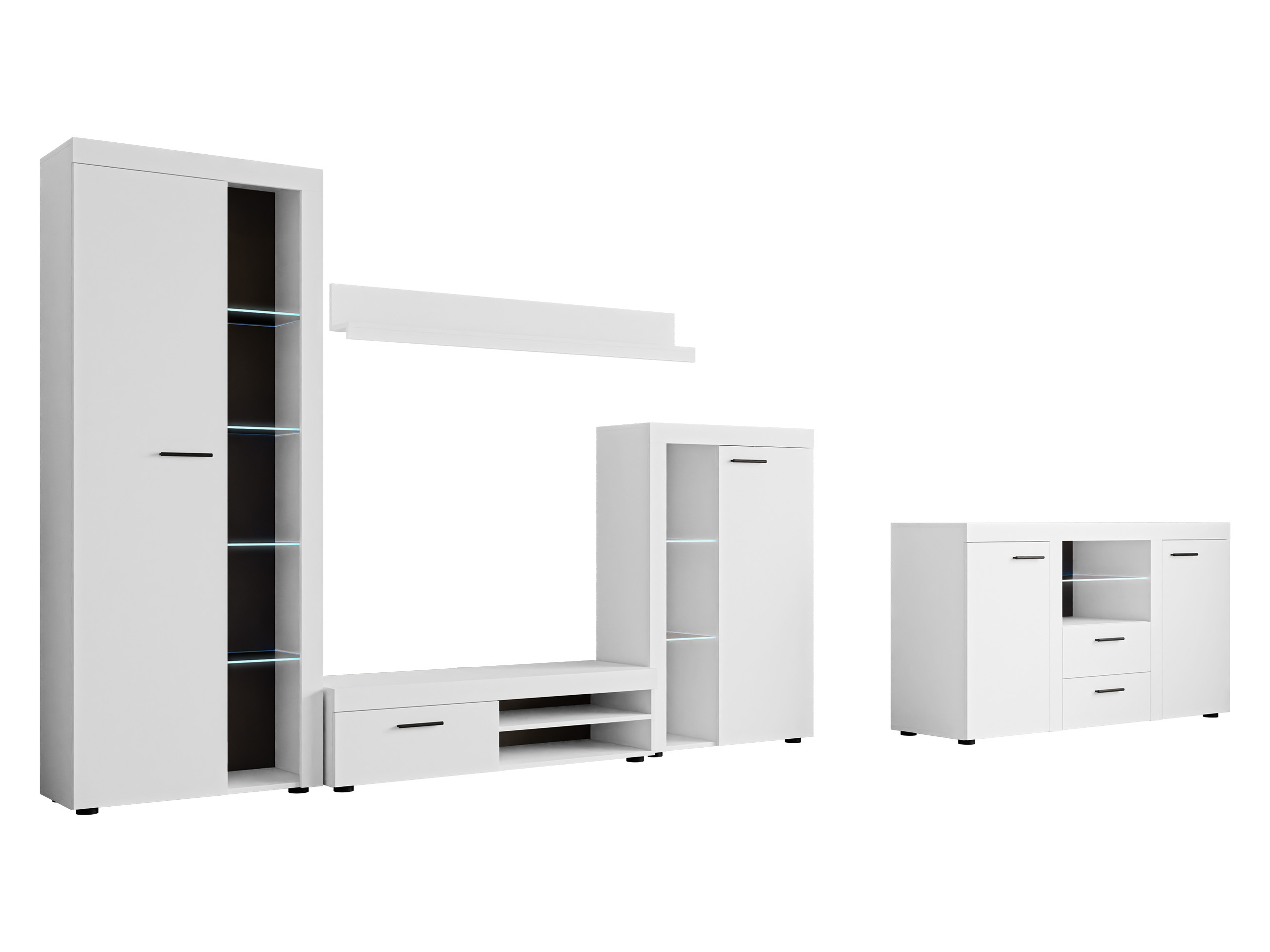 Living room set Univio I (White)