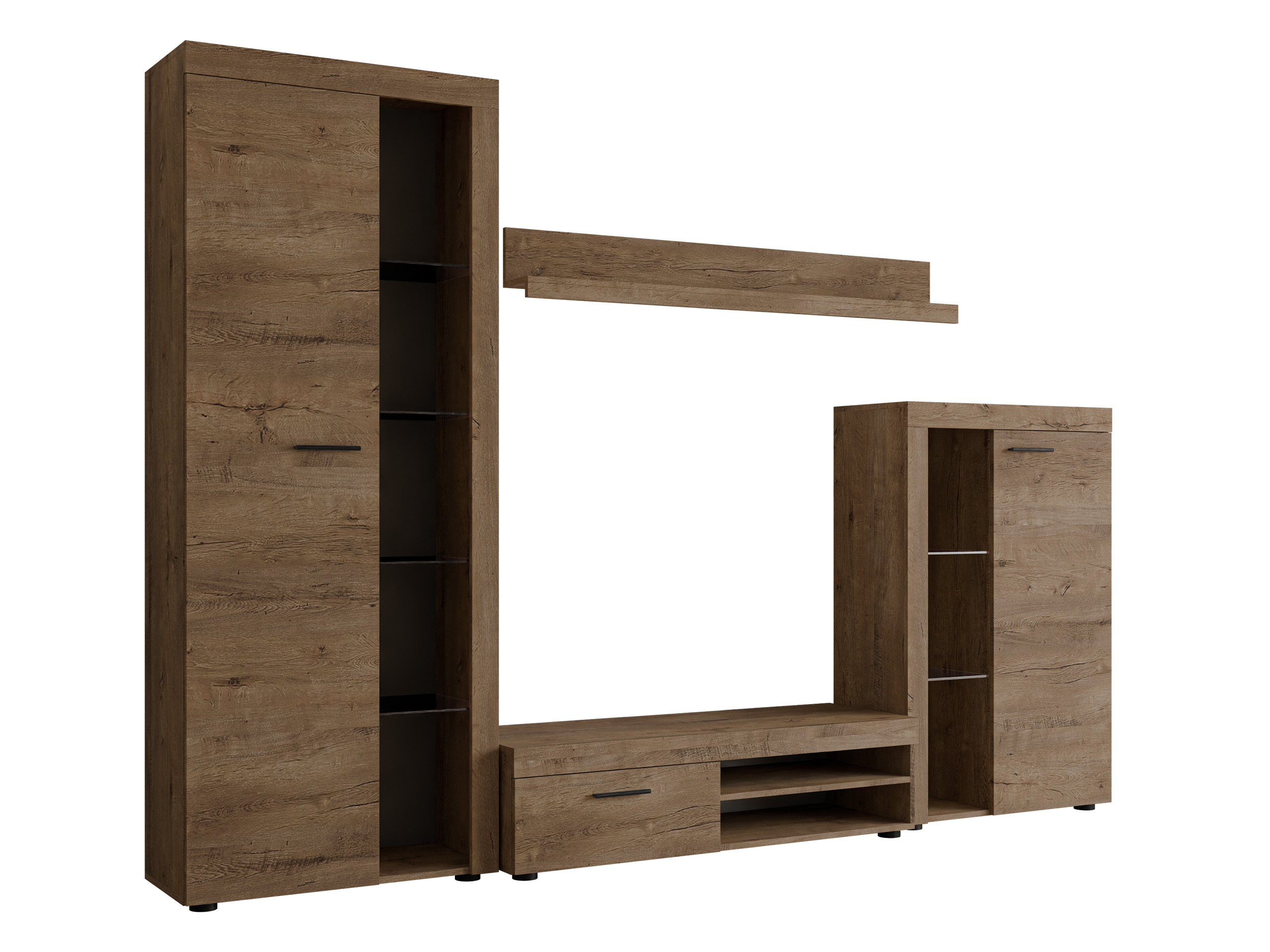 Living room set Univio (Lefkas oak)