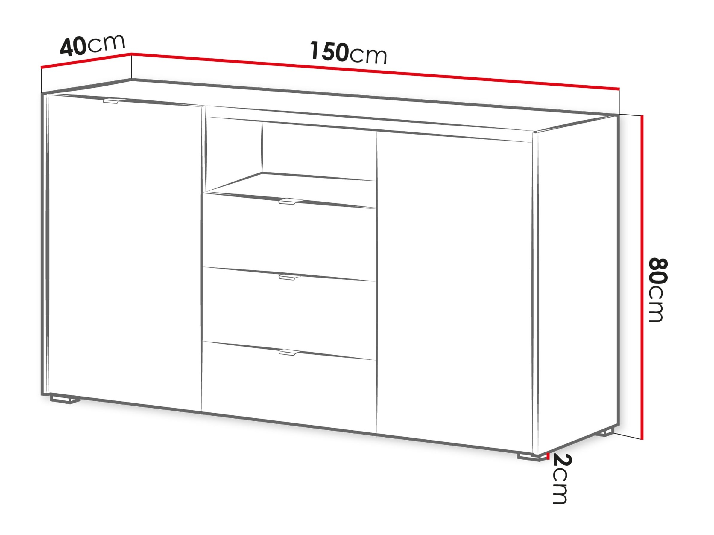 Chest of drawers Comfivo Ordo I