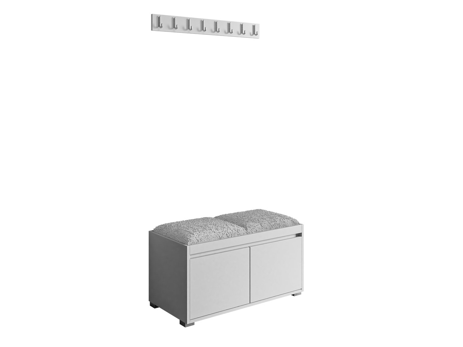 Hallway set Comfivo Pinus I (White + Abriamo 06)