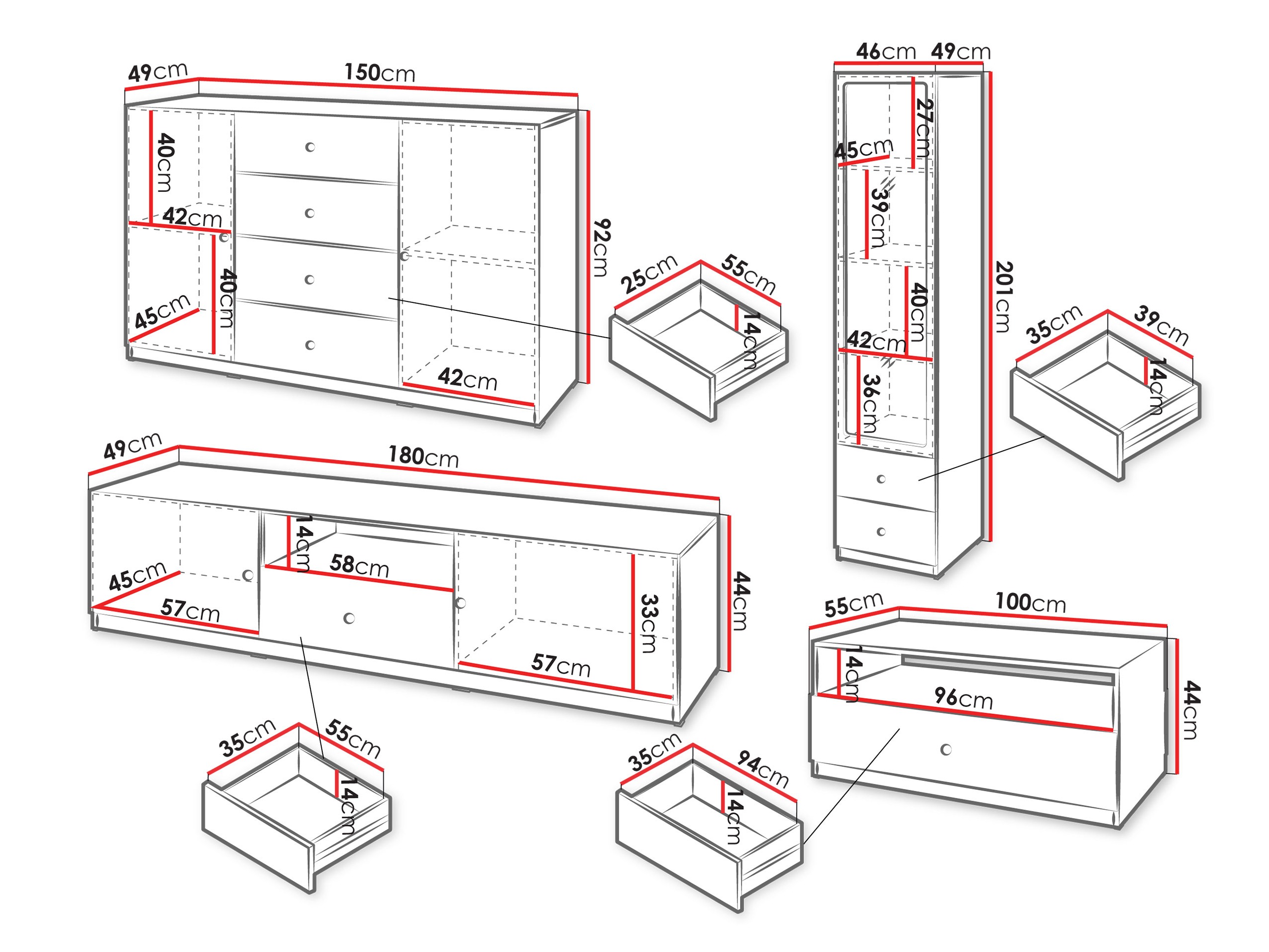 Living room set Comfivo Lenitas