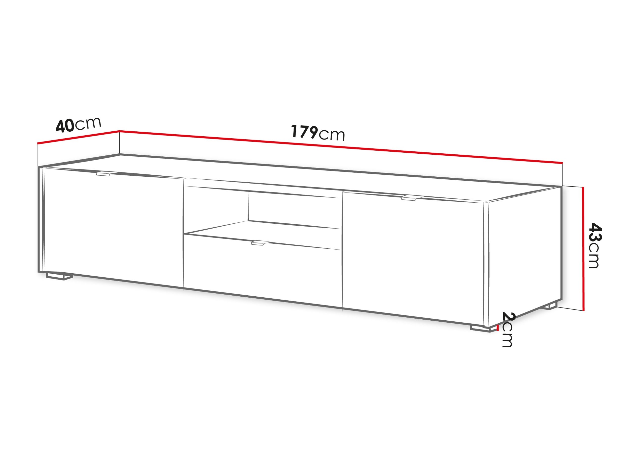 TV stand Comfivo Ordo