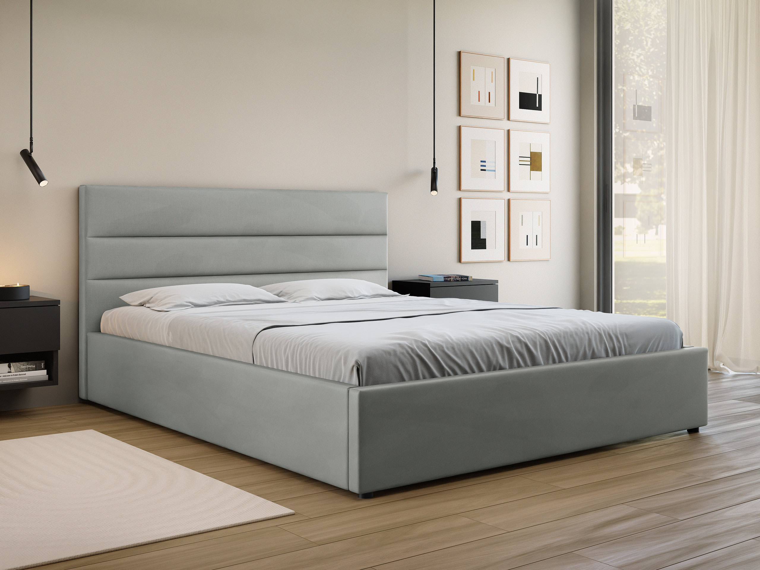 Bed Comfivo 454 (Grey)