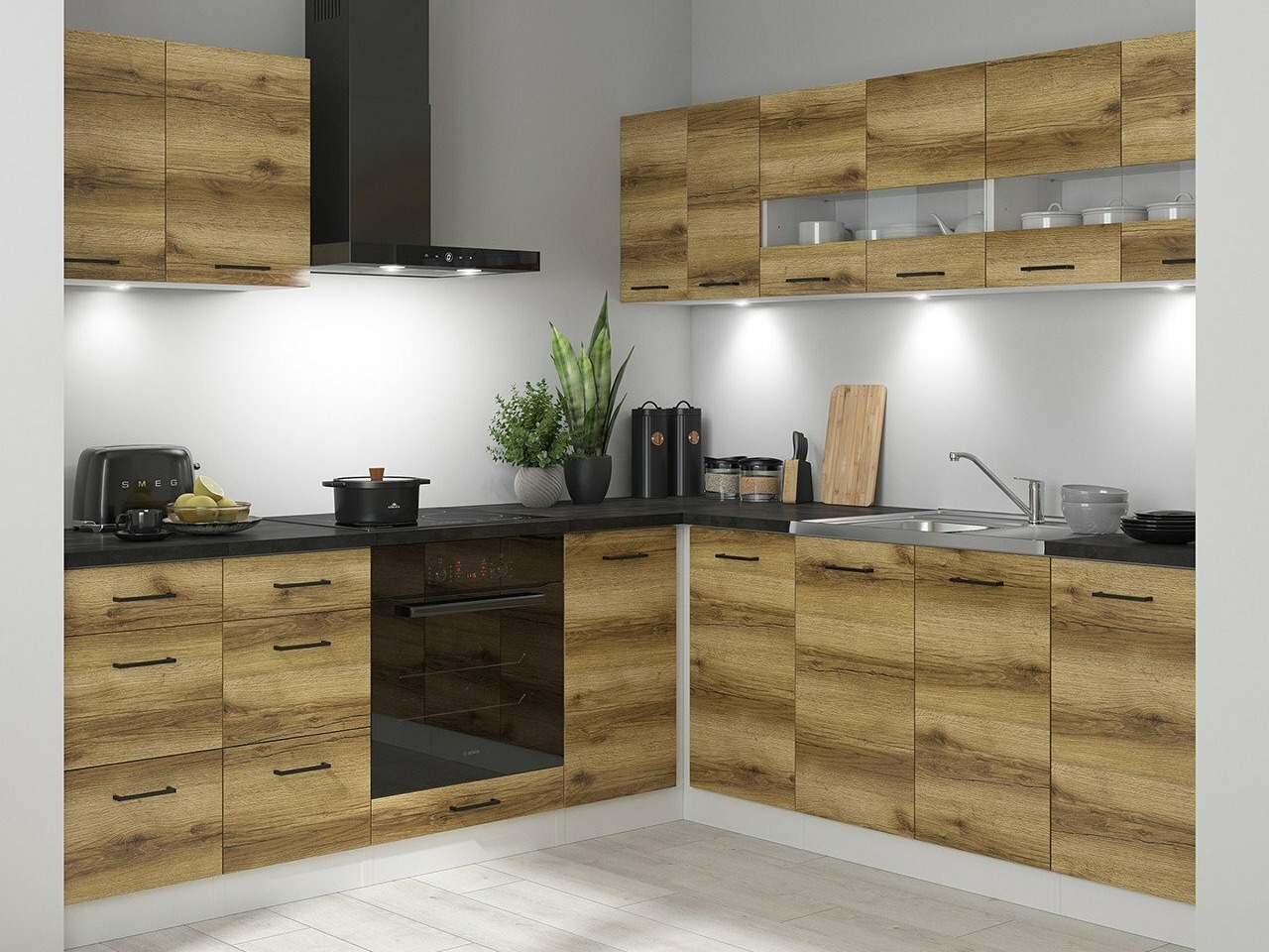 Modular corner cabinet Dela 112